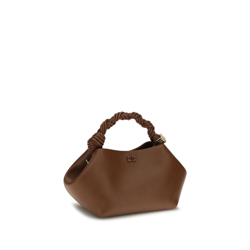 Brown Recycled Leather Shoulder Bag
