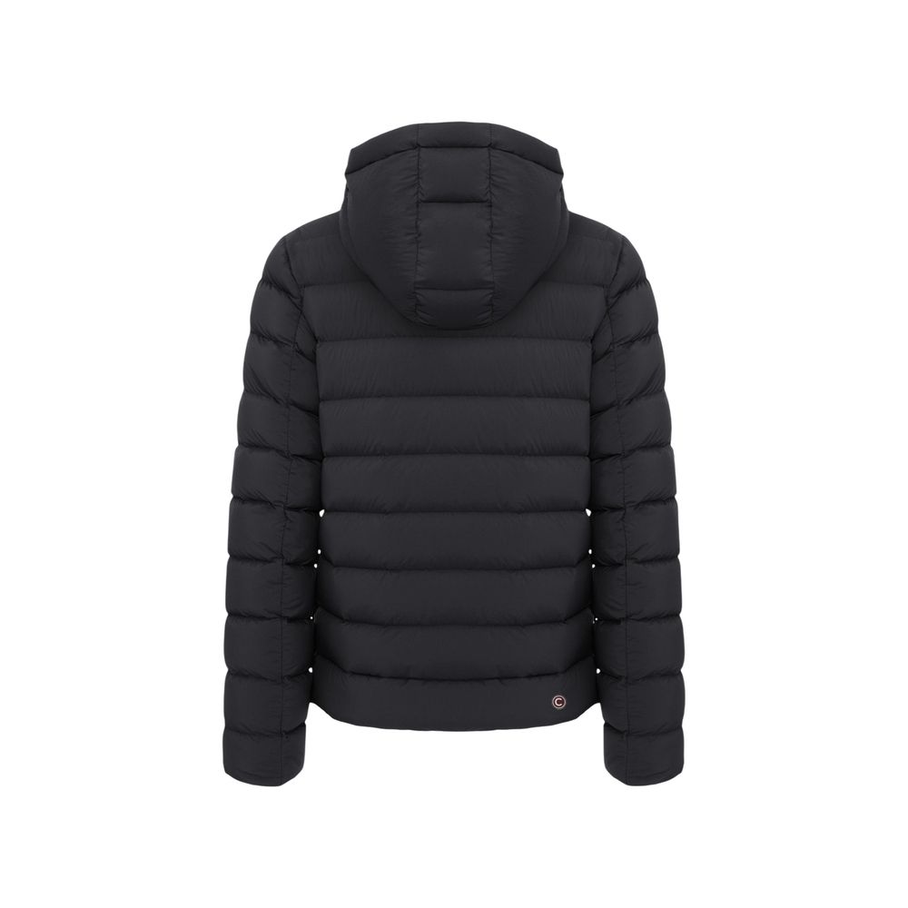 Black Polyamide Full-Length Jacket