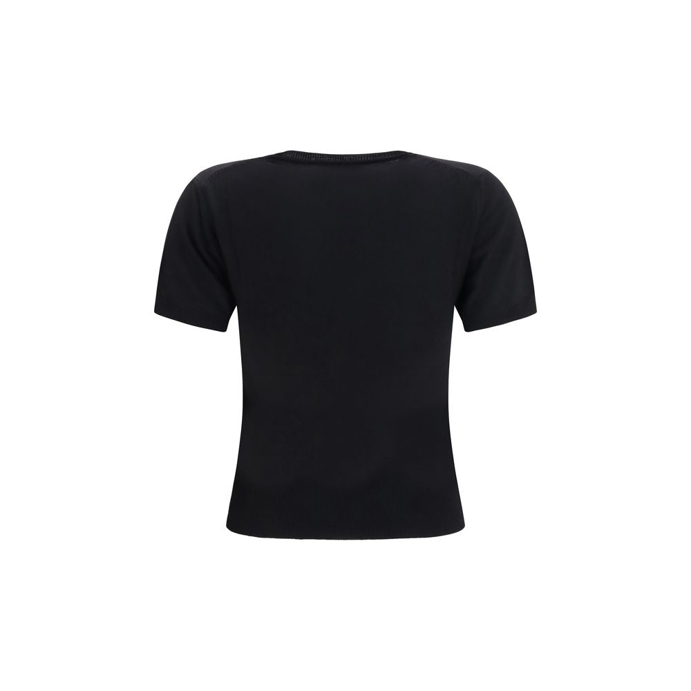 Black Wool Oves Aries T-Shirt