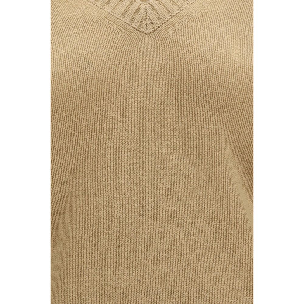Beige Cashmere Sweater