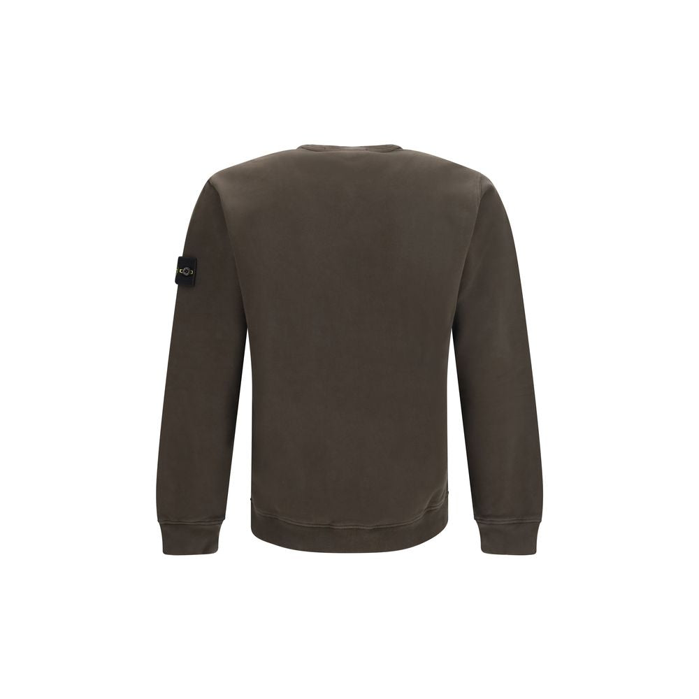 Brown Cotton Sweatshirt