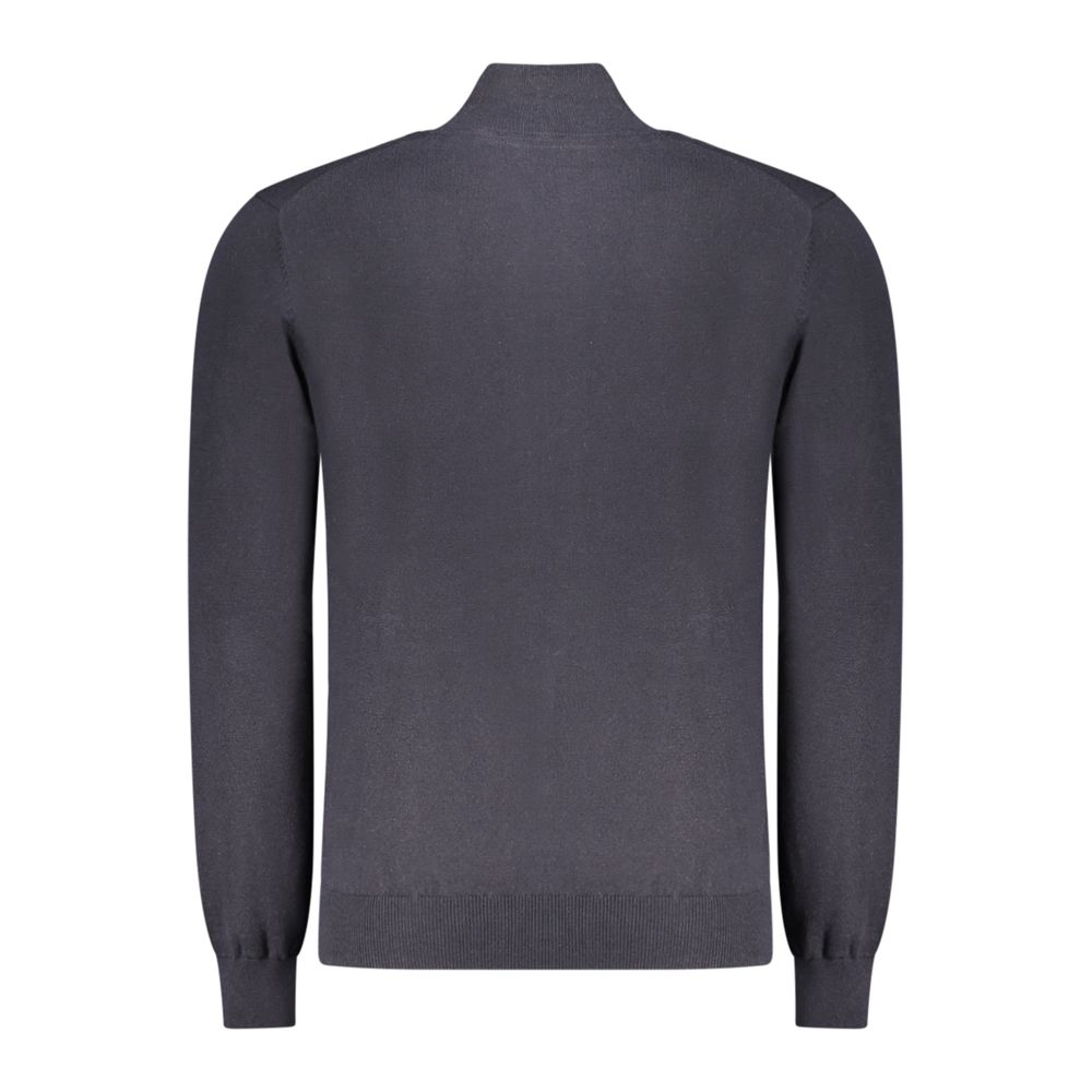 Blue Wool Cardigan