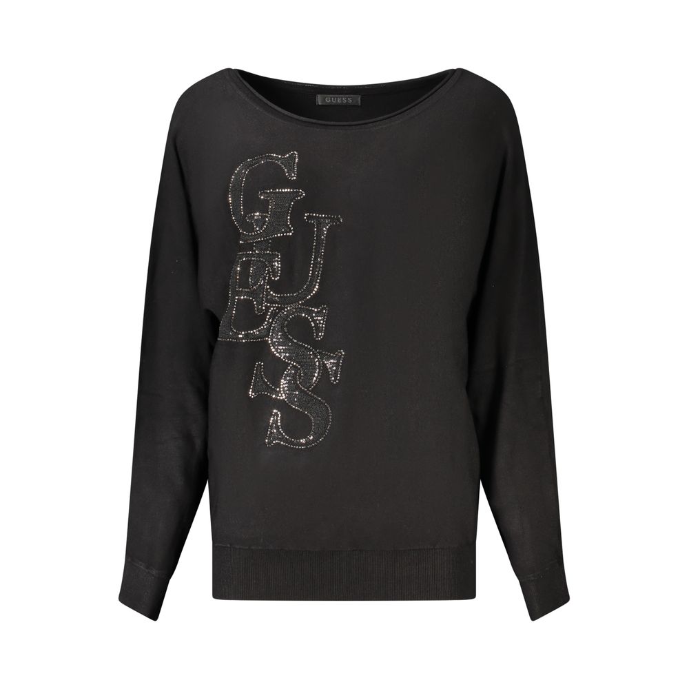 Black Viscose Sweatshirt