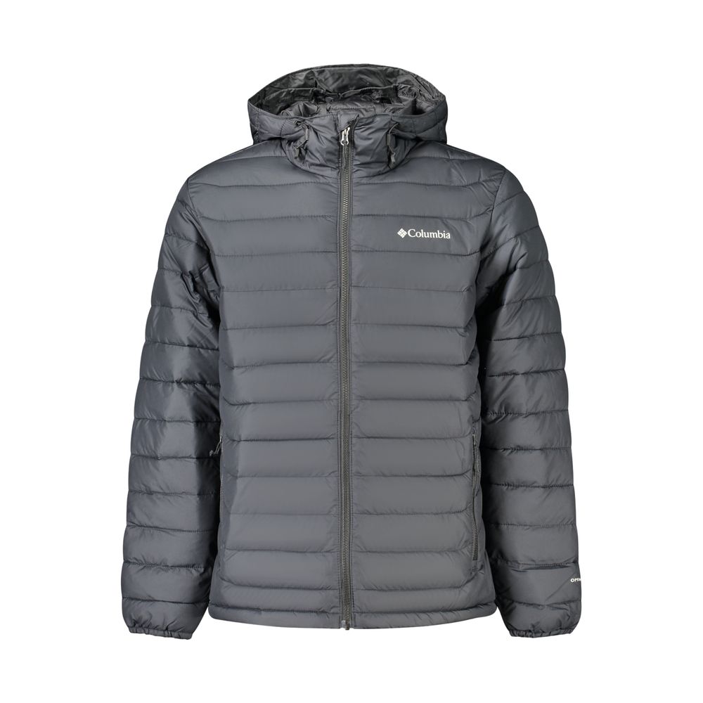 Black Polyester Men's Jacket