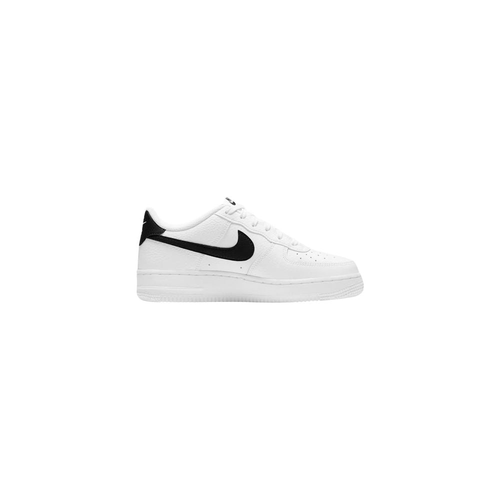 White Leather Low Top Sneakers