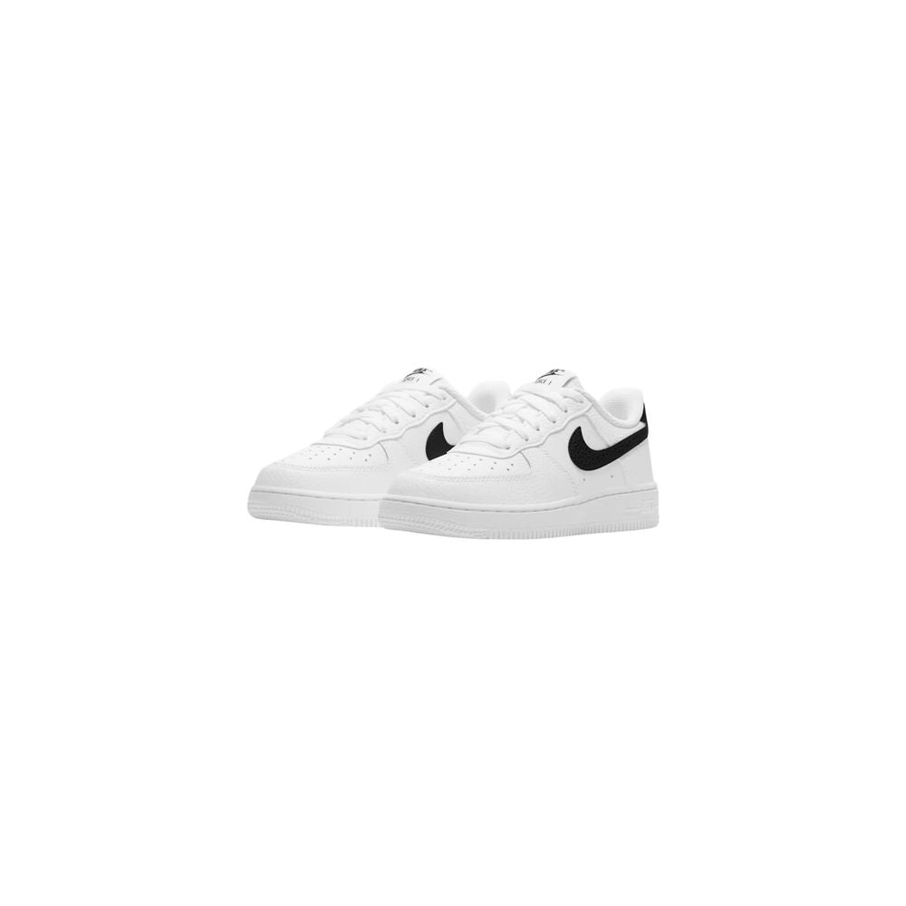 White Leather Low Top Sneakers