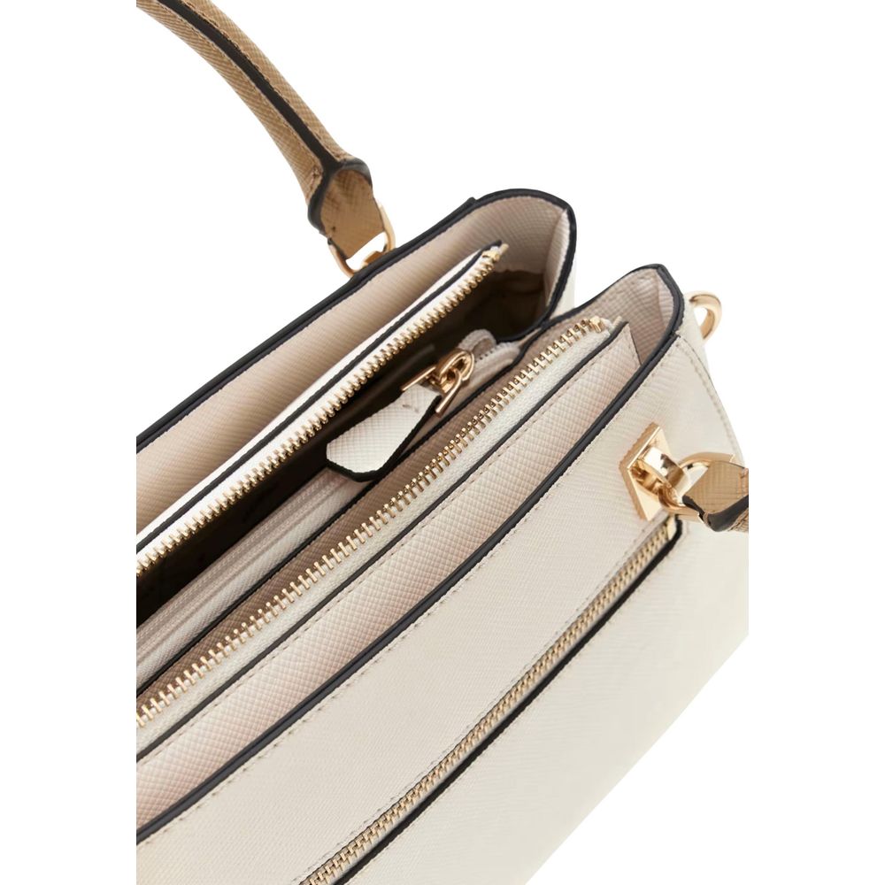 Beige Polyethylene Handbag