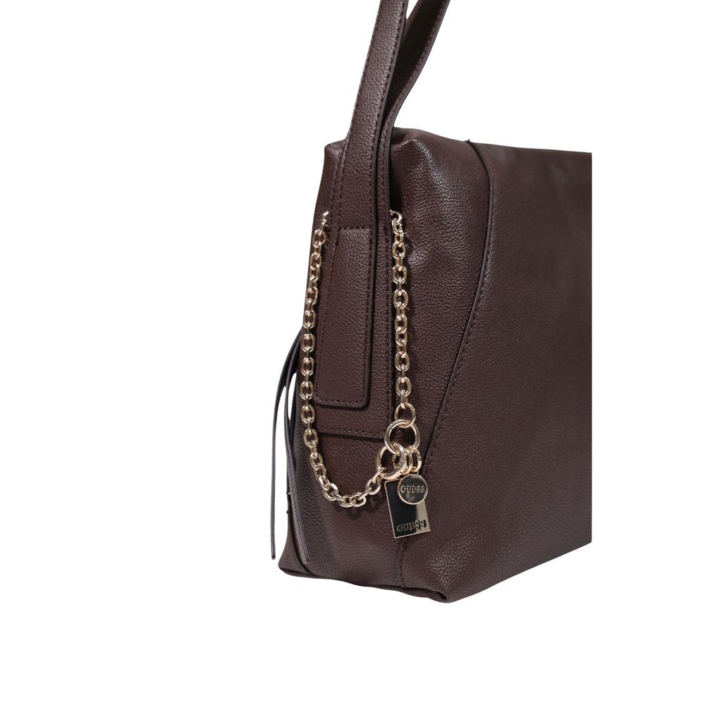 Brown Polyethylene Handbag