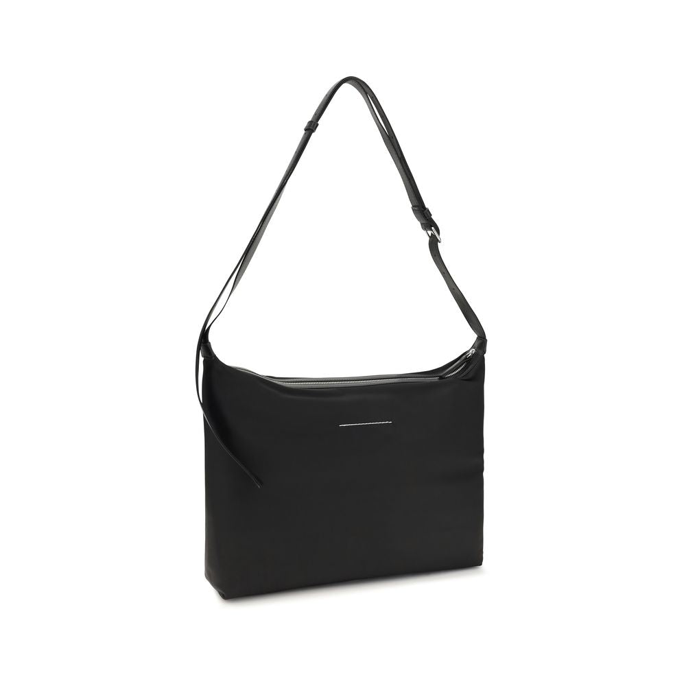 Black Polyamide Shoulder Bag