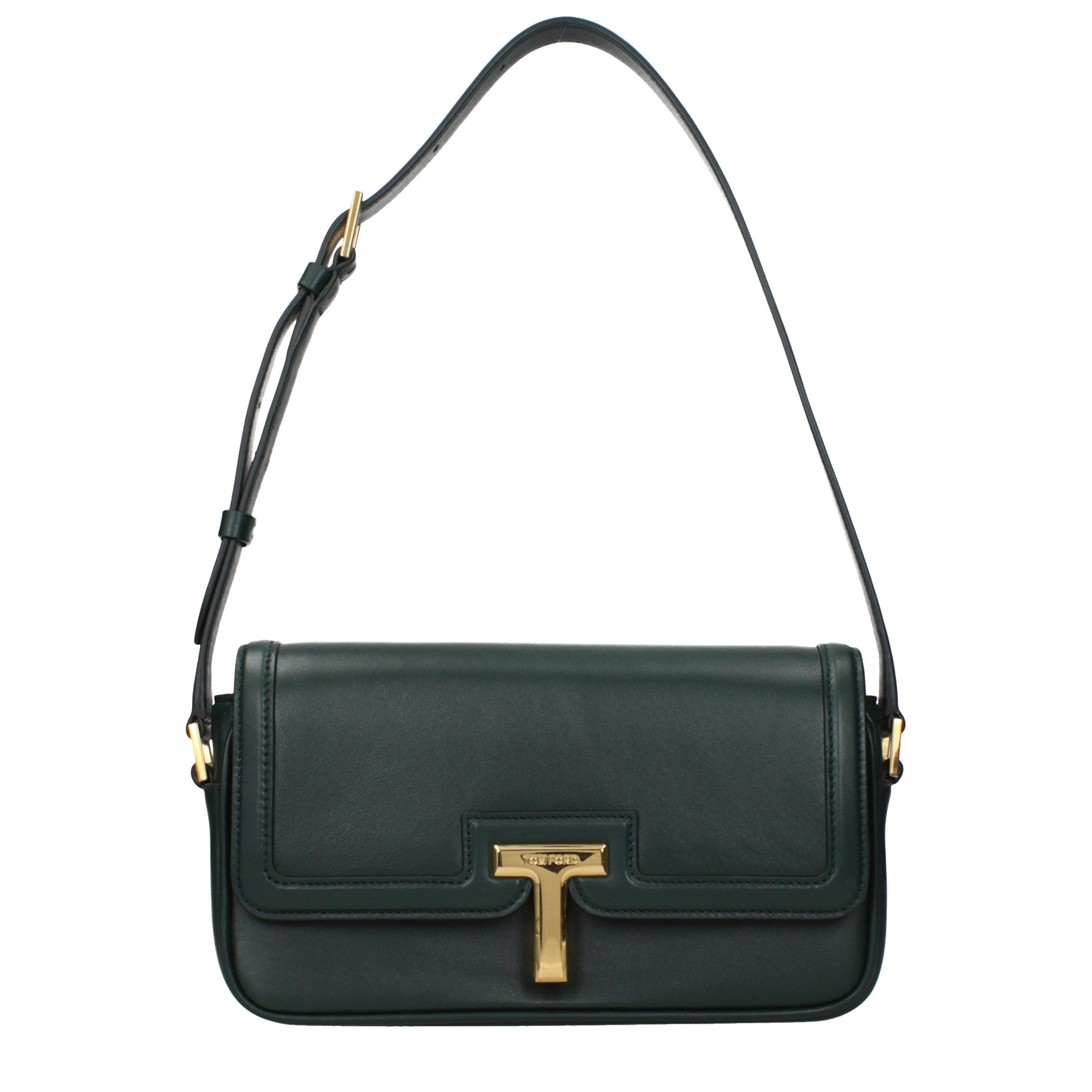 Green Leather Shoulder Bag