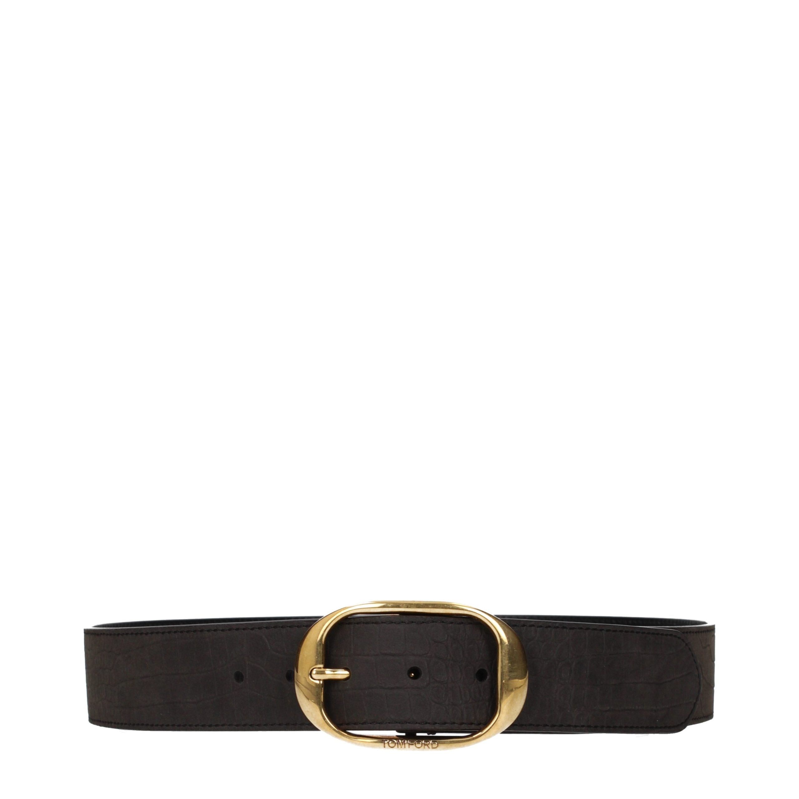 Brown Leather Regular Belt