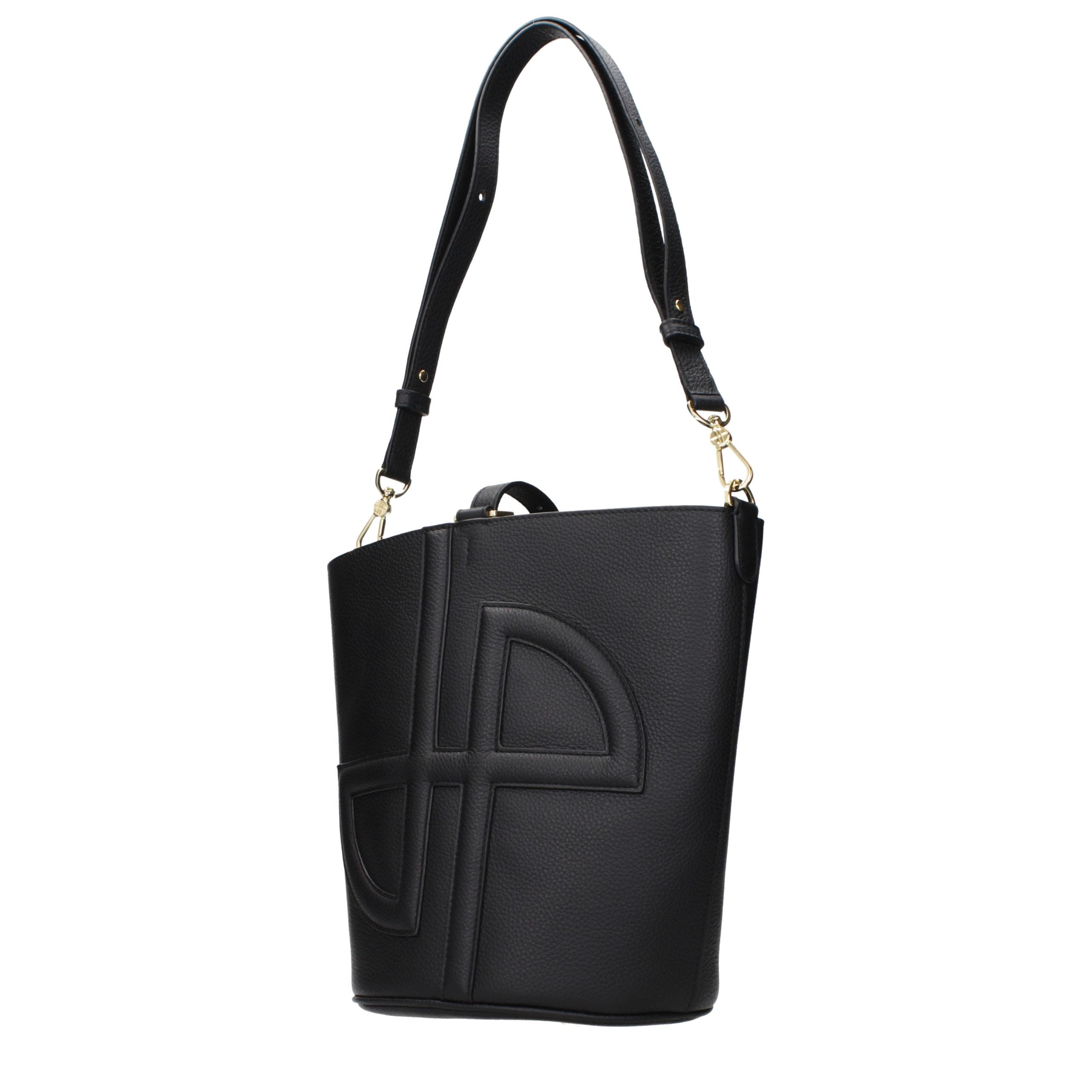 Black Leather Crossbody Bag
