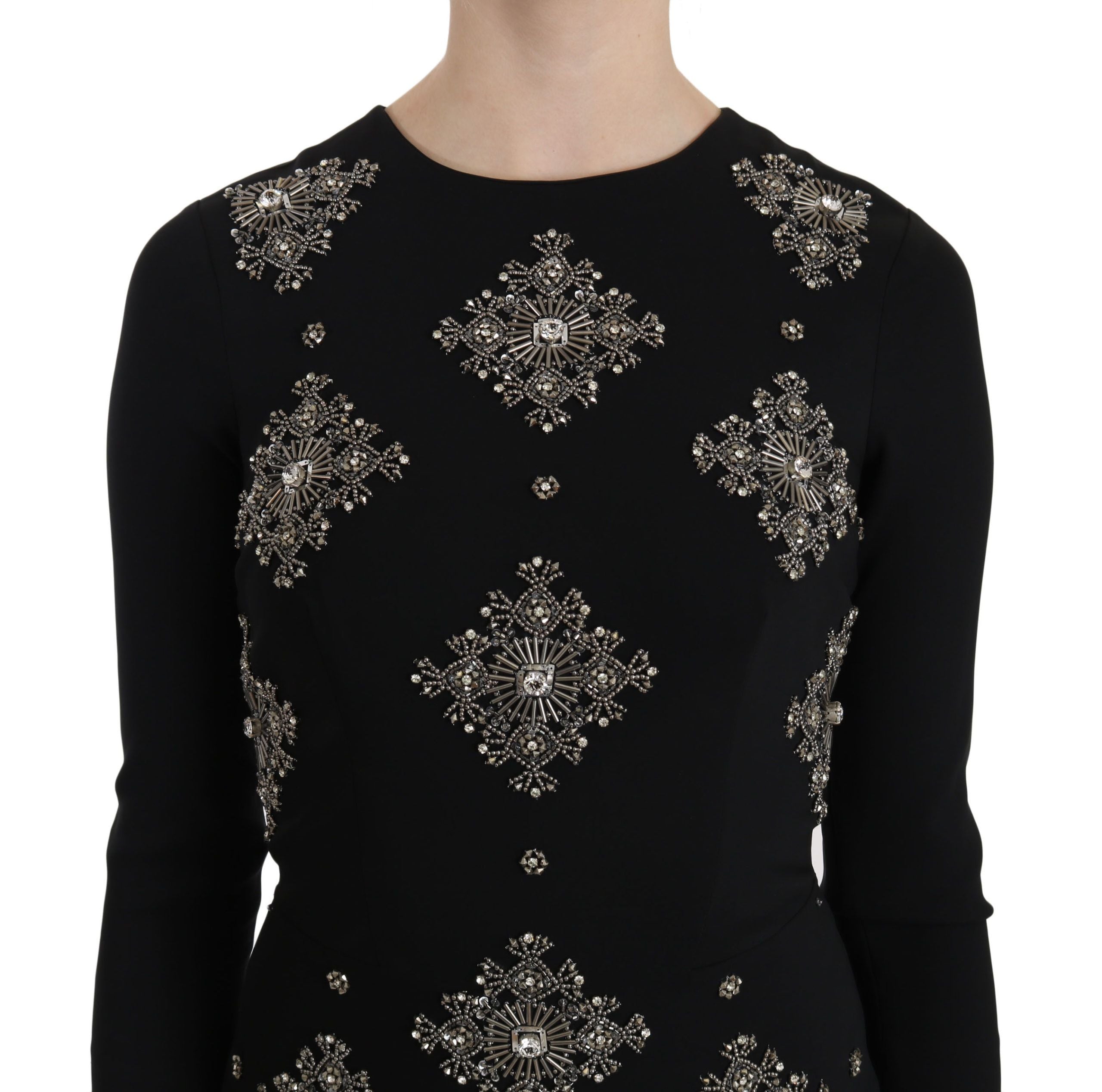 Chic Sequined Mini Sheath Dress - ventzia