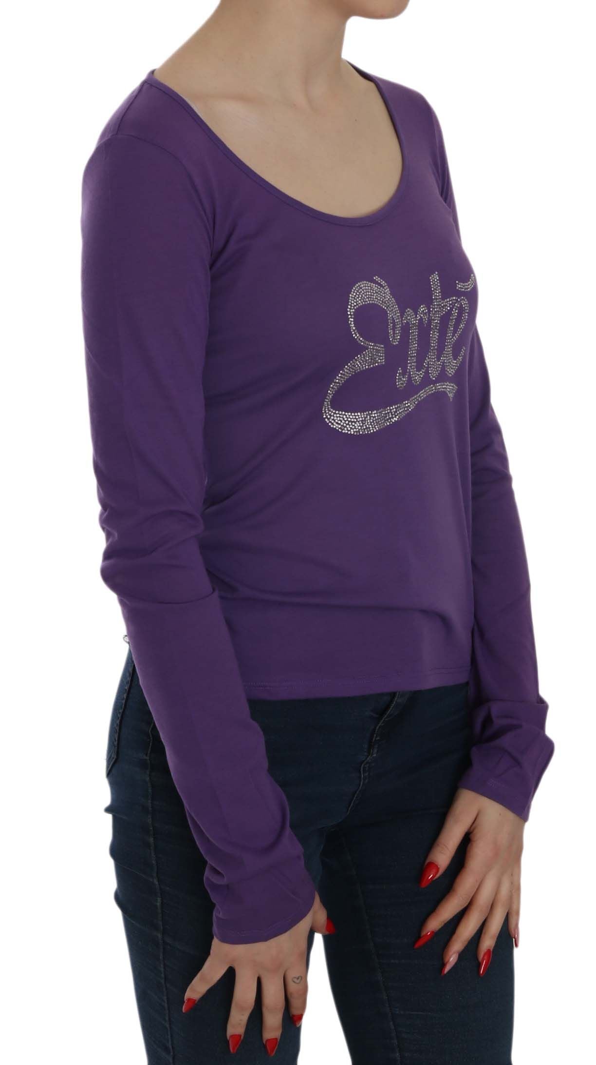 Crystal Embellished U-Neck Blouse - ventzia