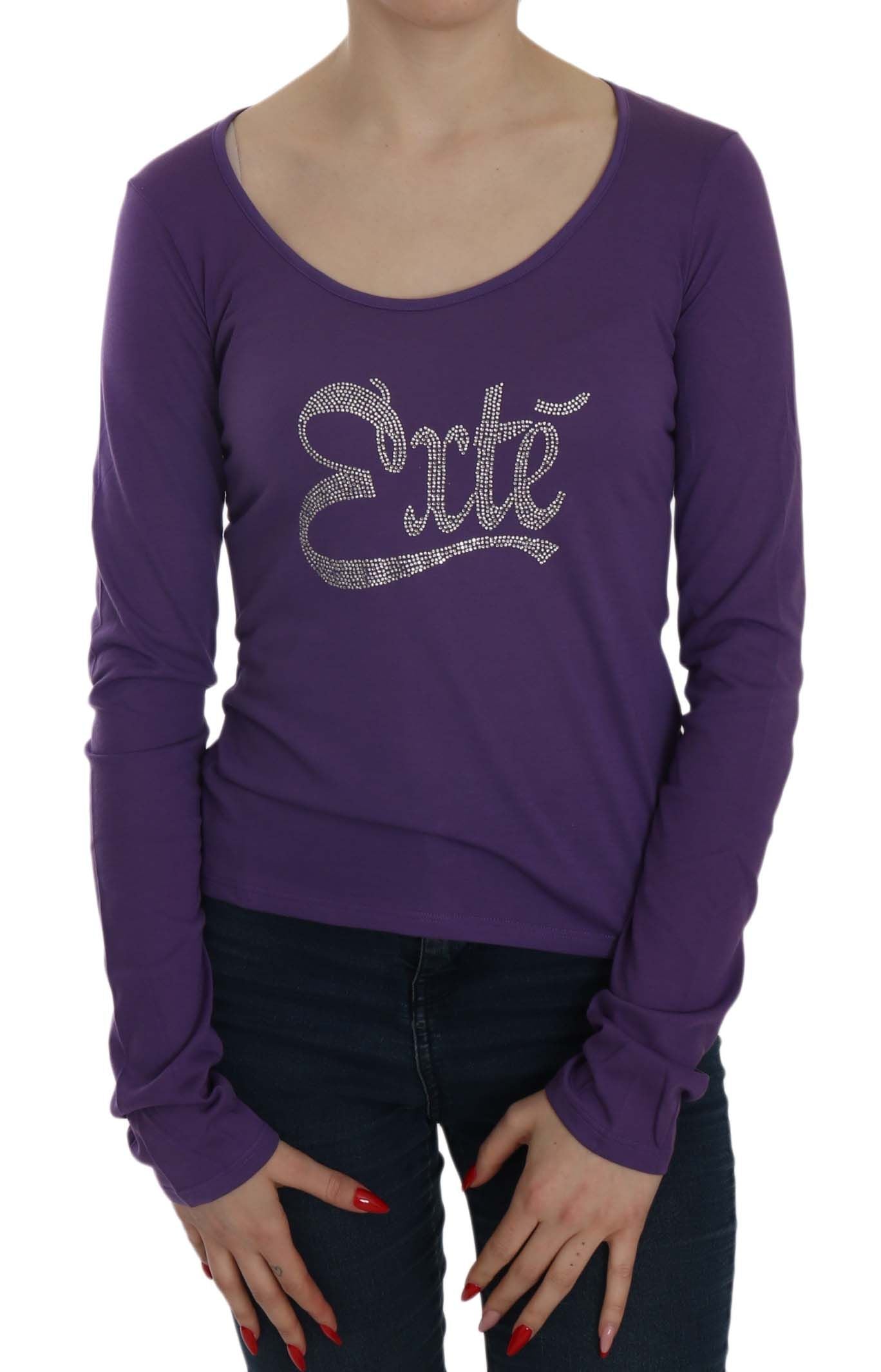 Crystal Embellished U-Neck Blouse - ventzia