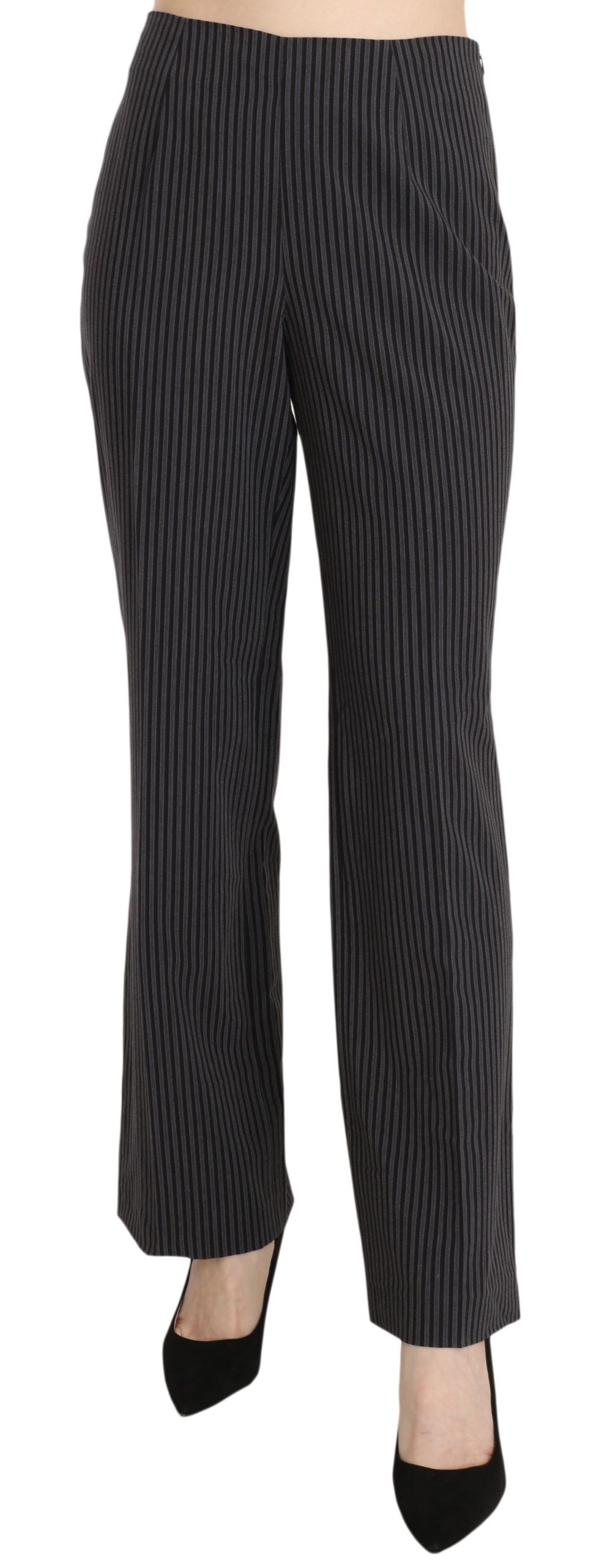 Elegant Striped Straight Fit Pants - ventzia