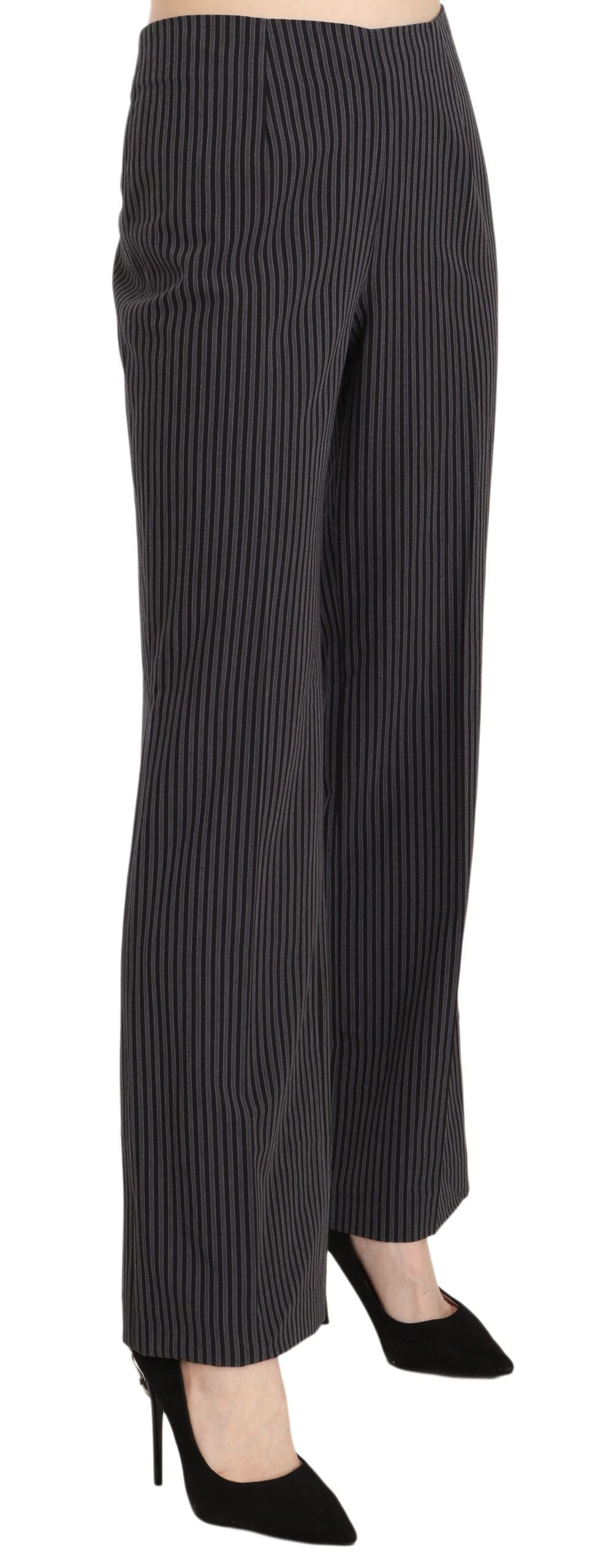 Elegant Striped Straight Fit Pants - ventzia