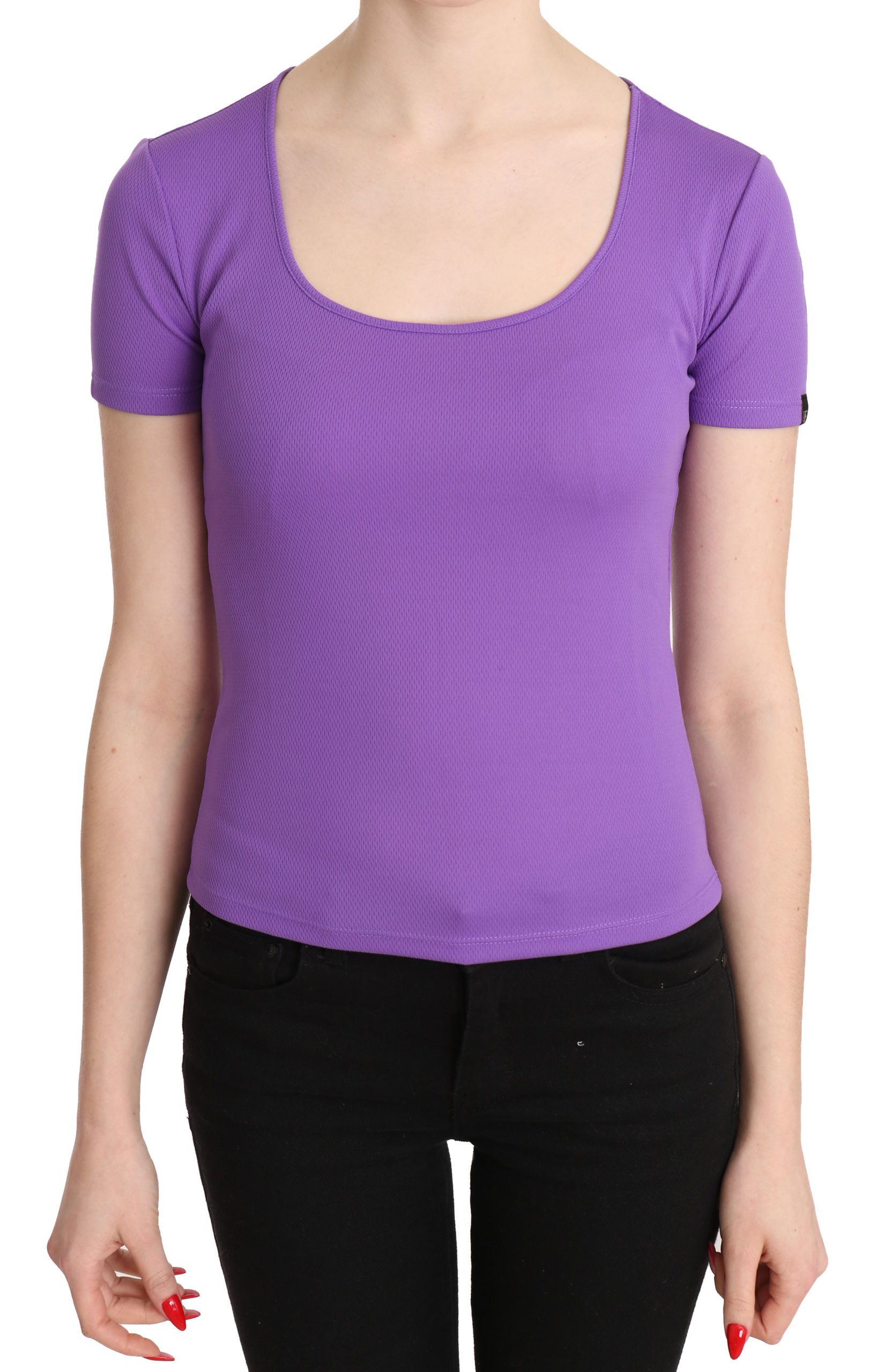 Chic Purple Casual Top for Everyday Elegance - ventzia