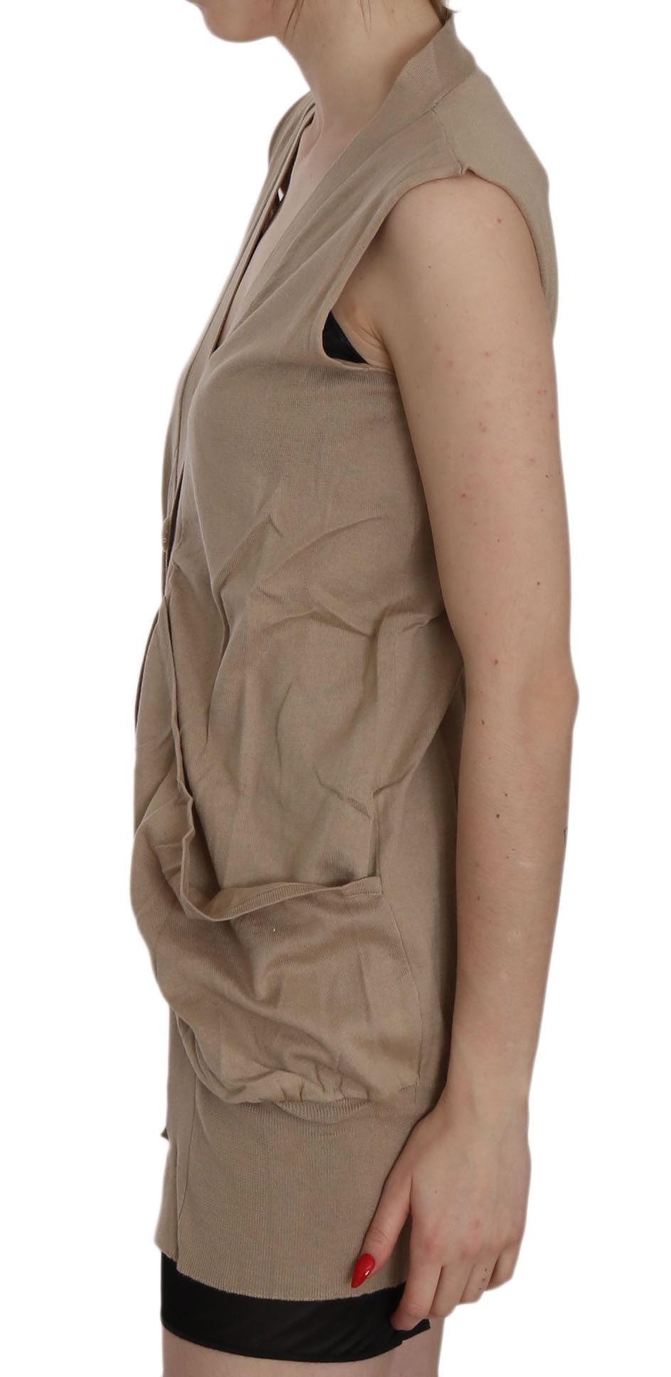 Elegant Sleeveless Cotton Vest - ventzia