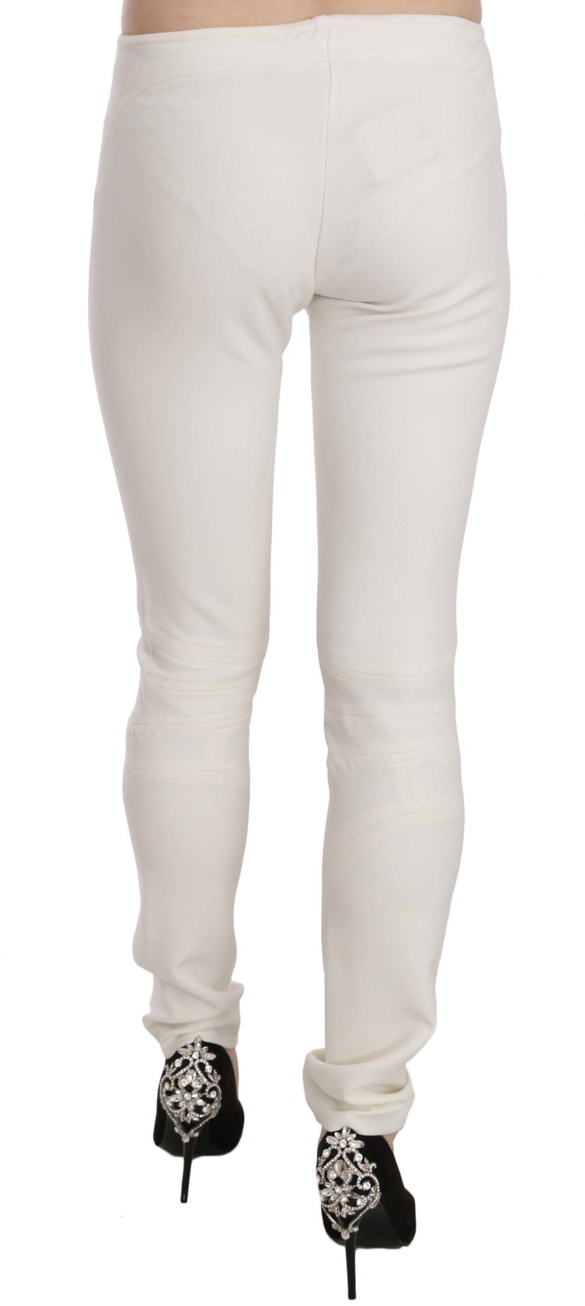 Elegant Mid Waist Skinny Dress Pants - ventzia