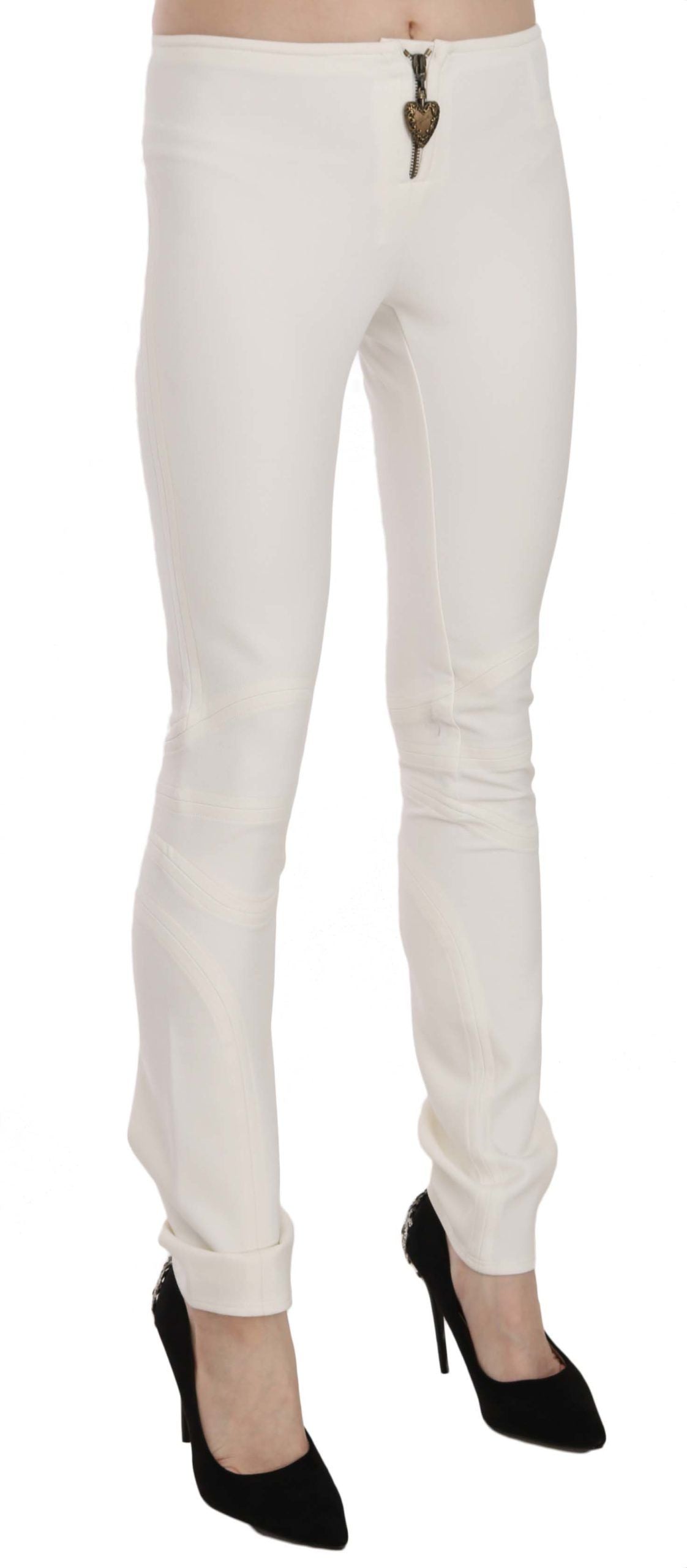 Elegant Mid Waist Skinny Dress Pants - ventzia