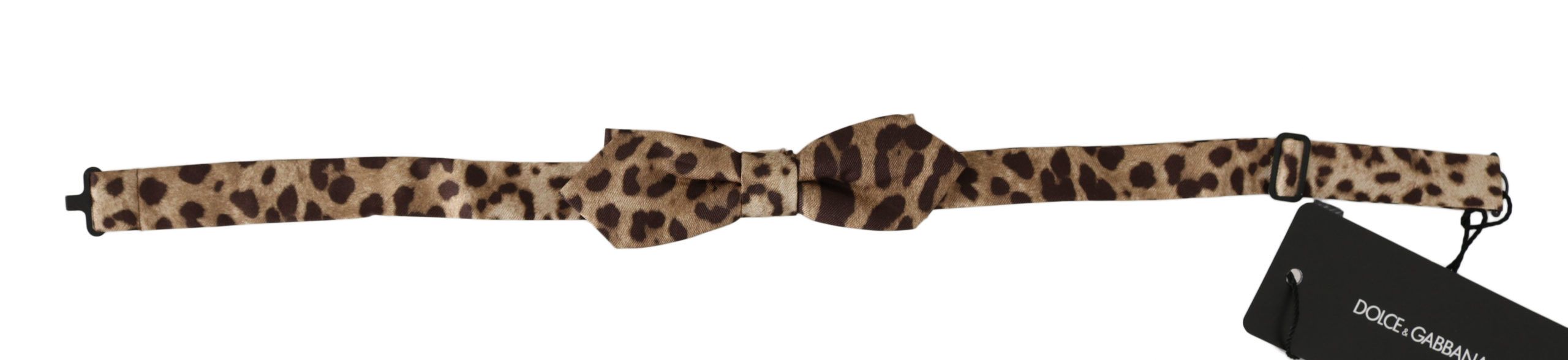 Exquisite Silk Leopard Print Bow Tie - ventzia