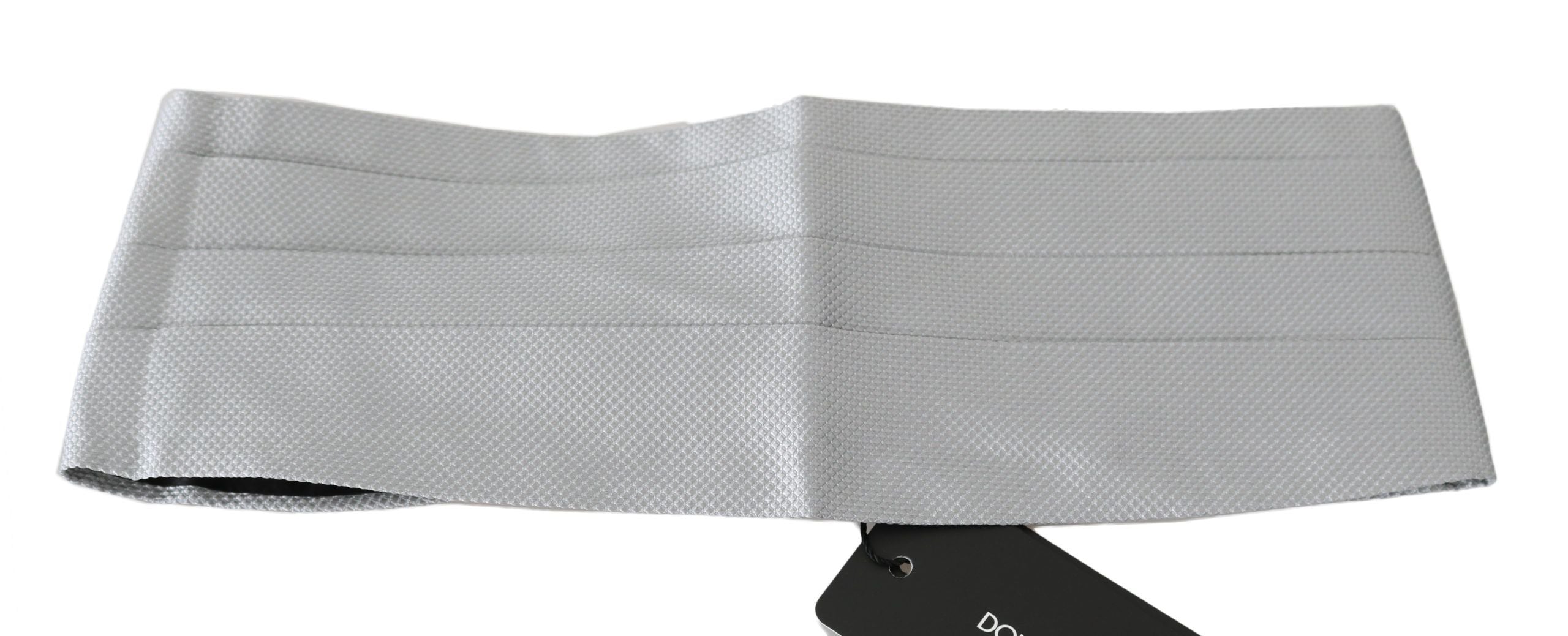 Elegant Silk Gray Cummerbund - ventzia