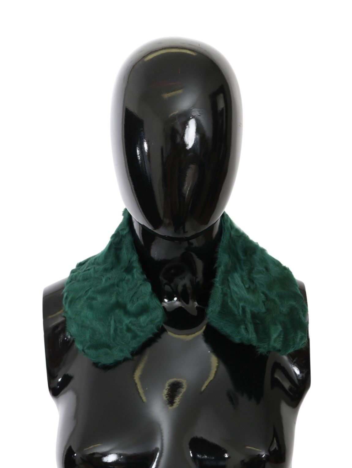 Elegant Lambskin Fur Scarf in Lush Green - ventzia