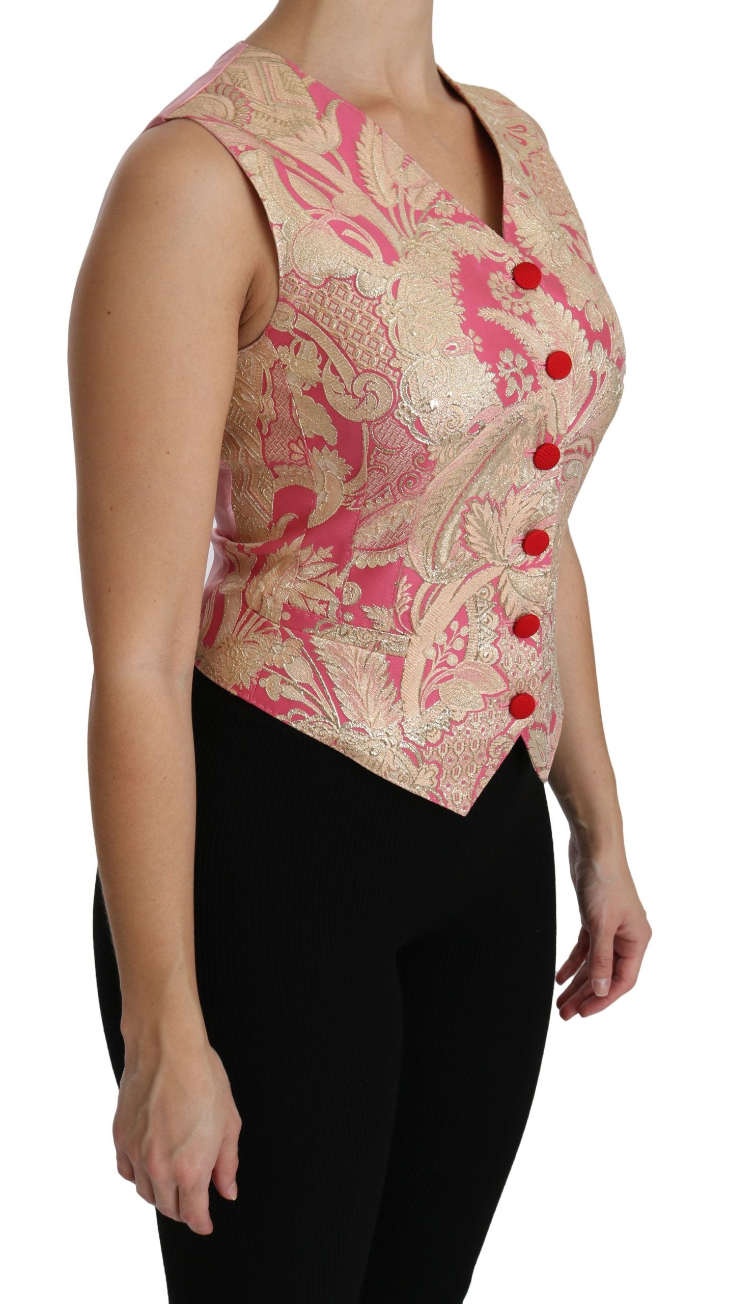 Elegant Silk Blend V-Neck Vest Top - ventzia