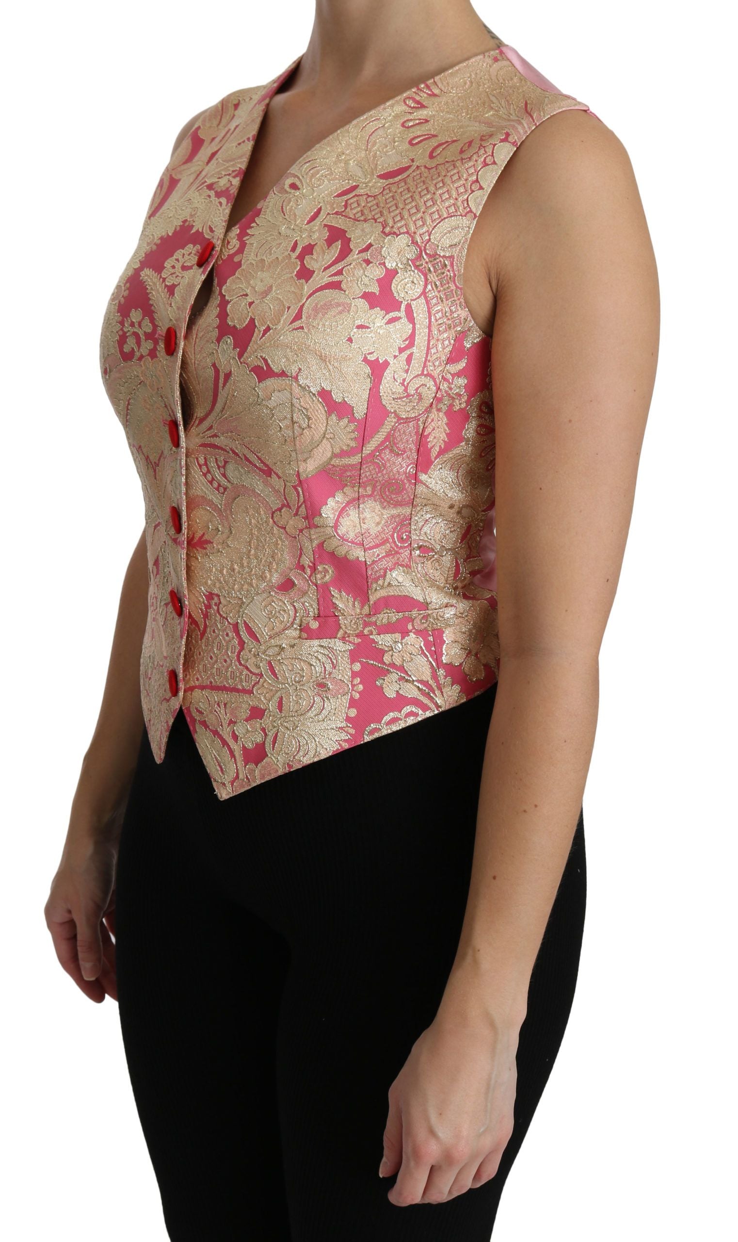 Elegant Silk Blend V-Neck Vest Top - ventzia