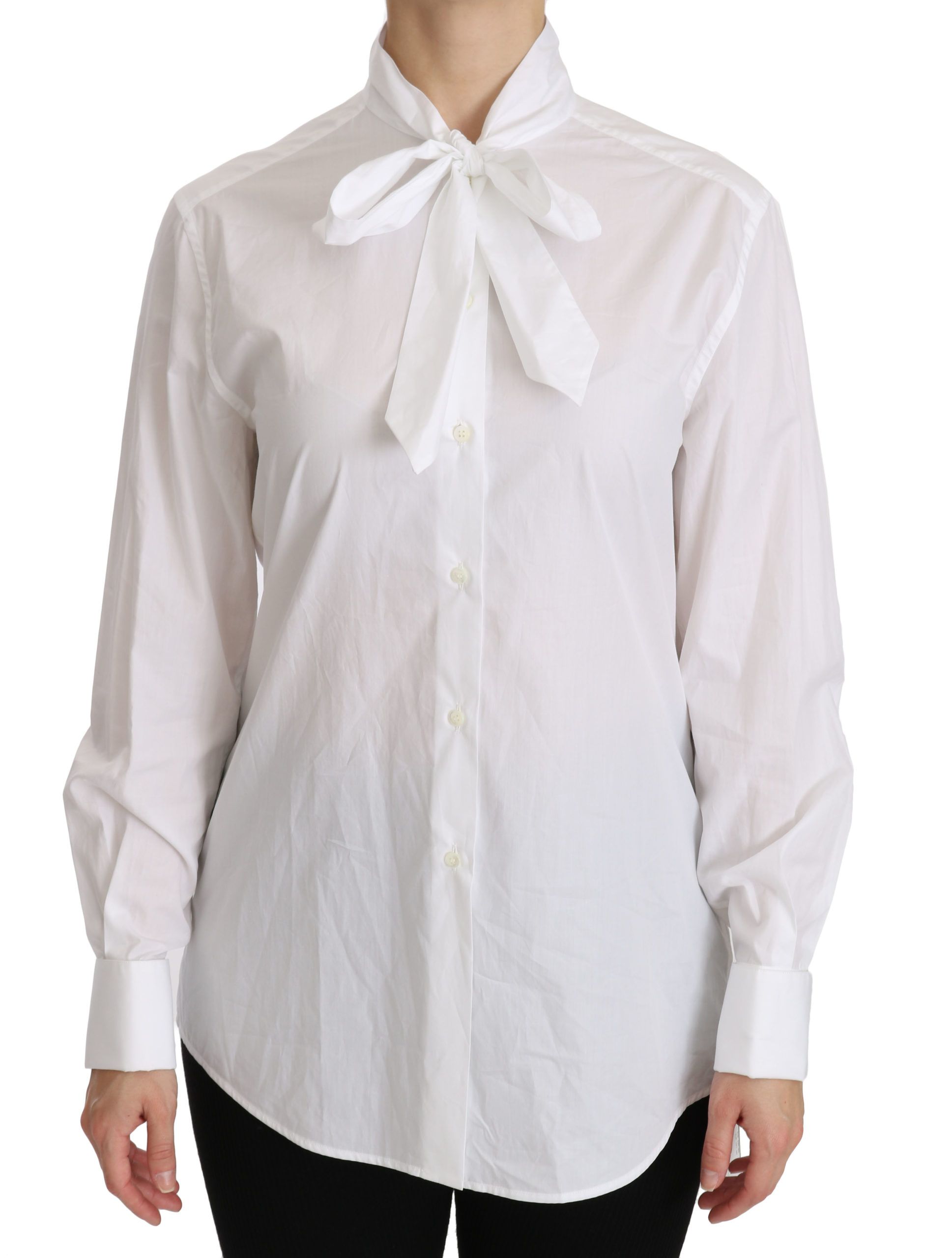 Elegant White Turtle Neck Polo Top - ventzia