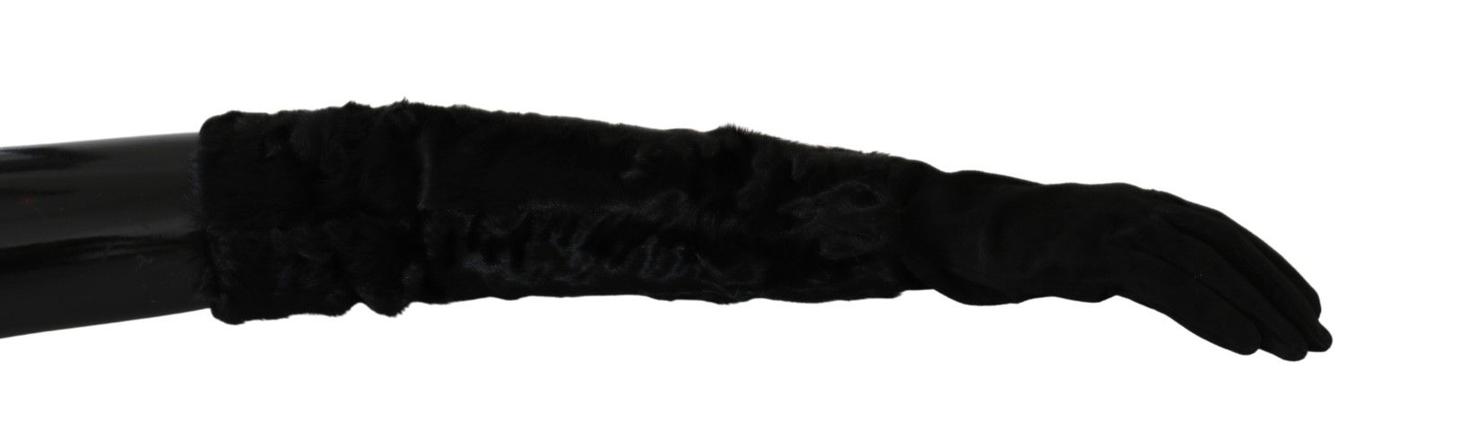 Elegant Elbow Length Suede Gloves - ventzia