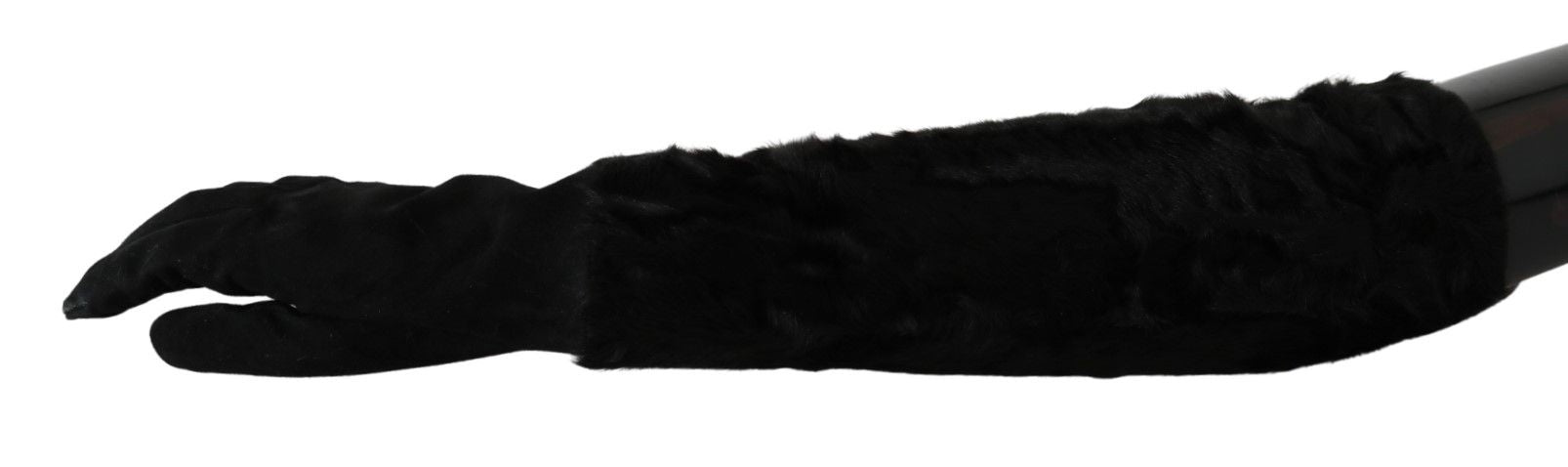 Elegant Elbow Length Suede Gloves - ventzia