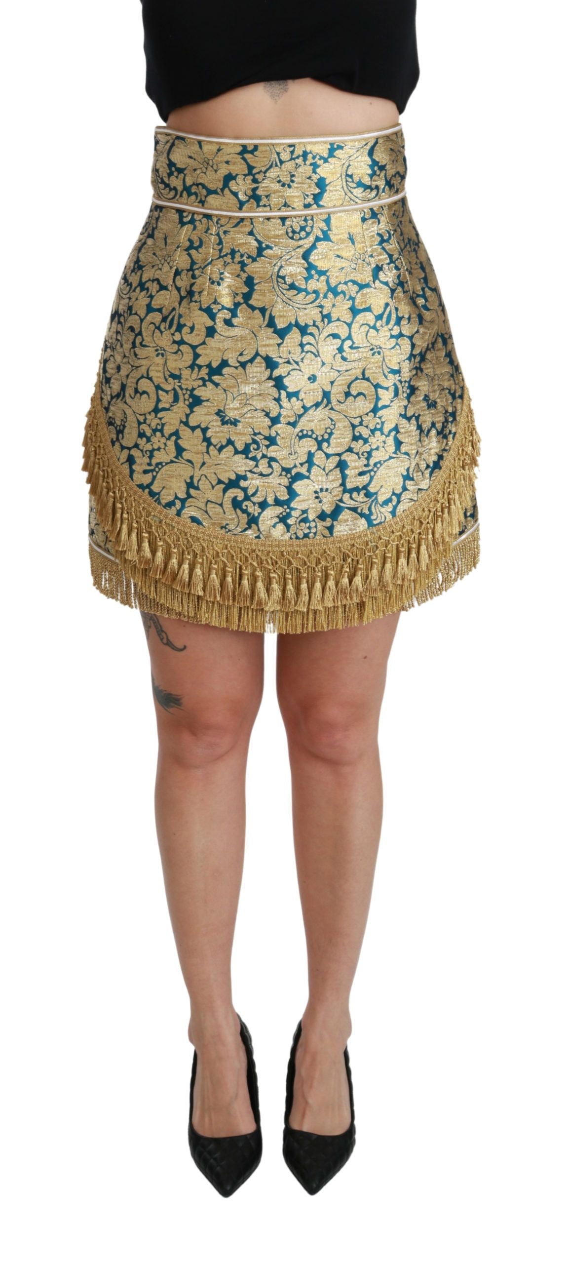 Elevate Your Wardrobe with Our Exquisite Gold Skirt - ventzia