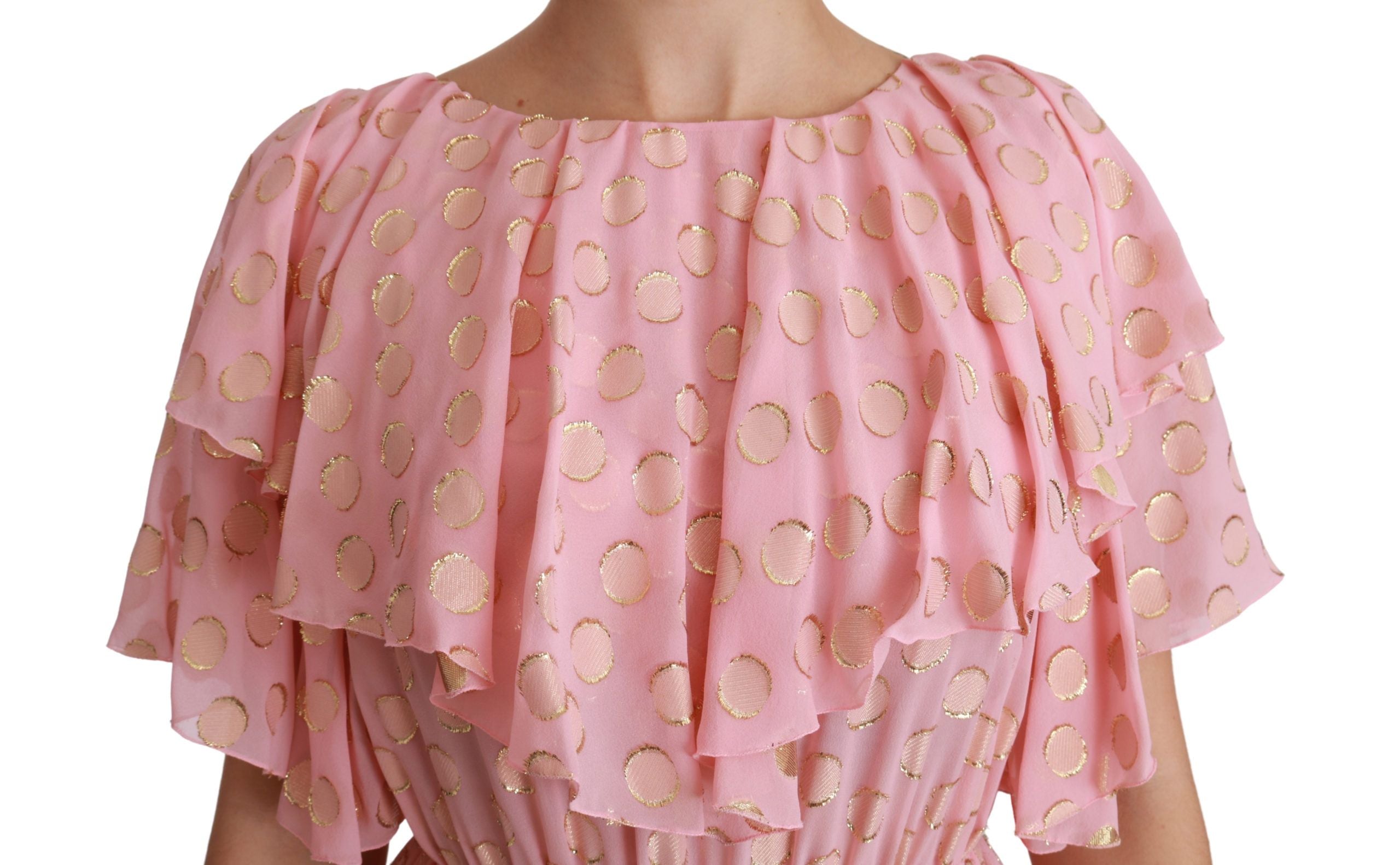 Elegant Pleated Midi A-Line Dress - ventzia