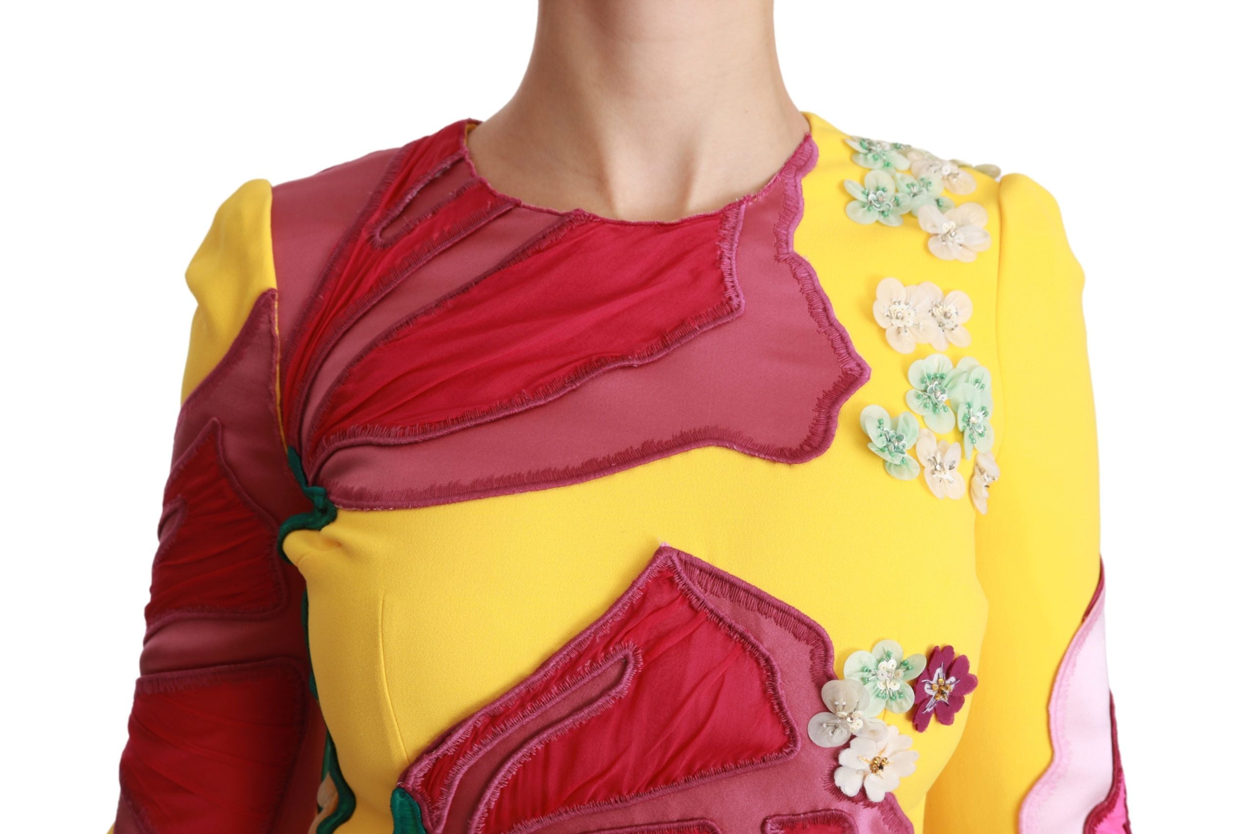 Sunshine Bloom Sheath Knee-Length Dress - ventzia