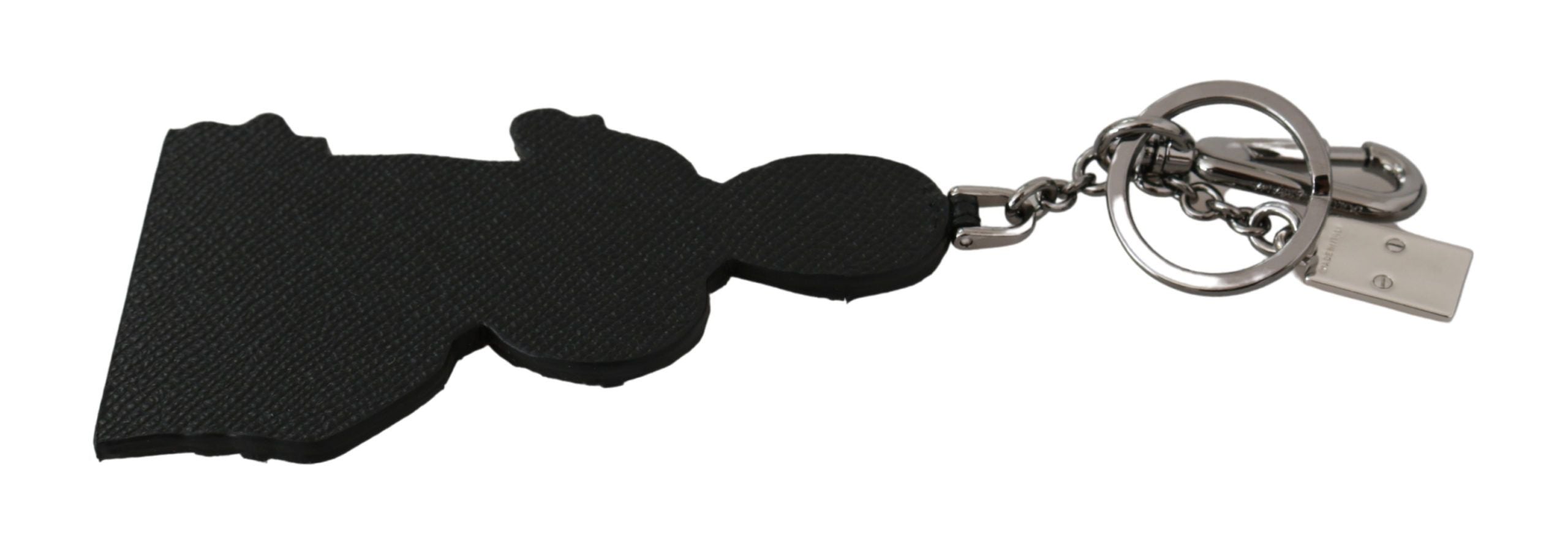 Elegant Tricolor Leather Keychain - ventzia