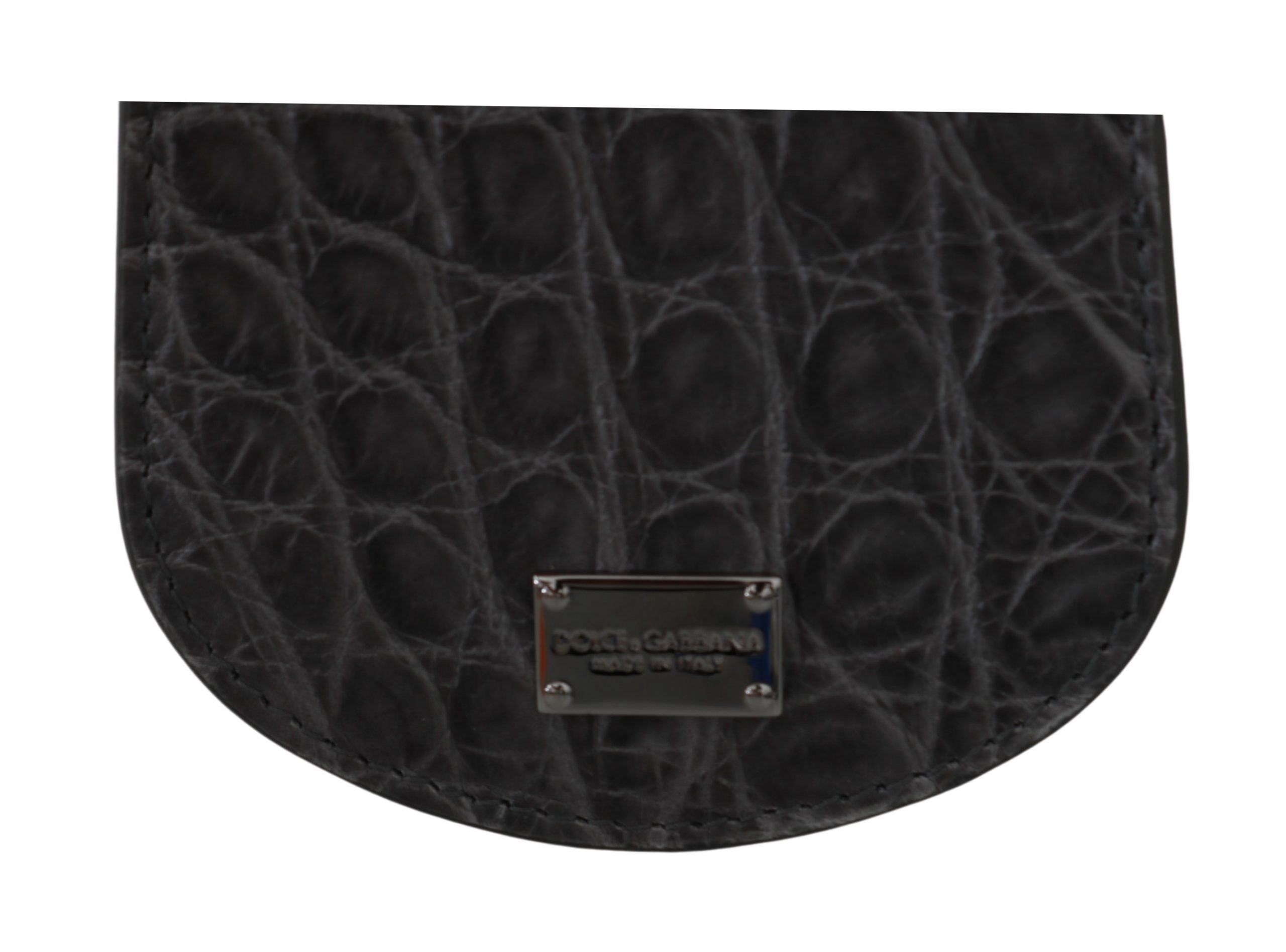 Exotic Gray Leather Condom Case Wallet - ventzia