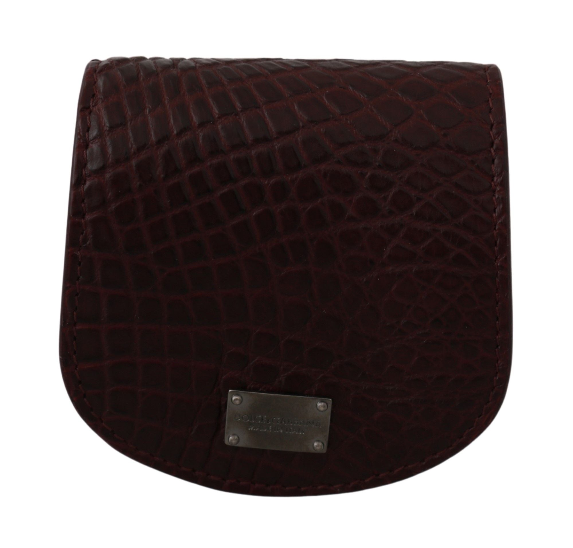 Refined Caimano Leather Coin Case - ventzia