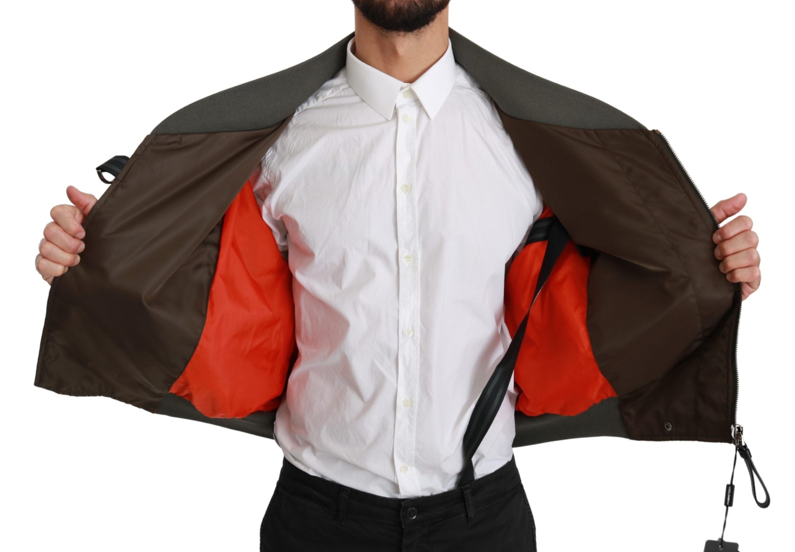Sequined Double-Breasted Bomber Jacket - ventzia