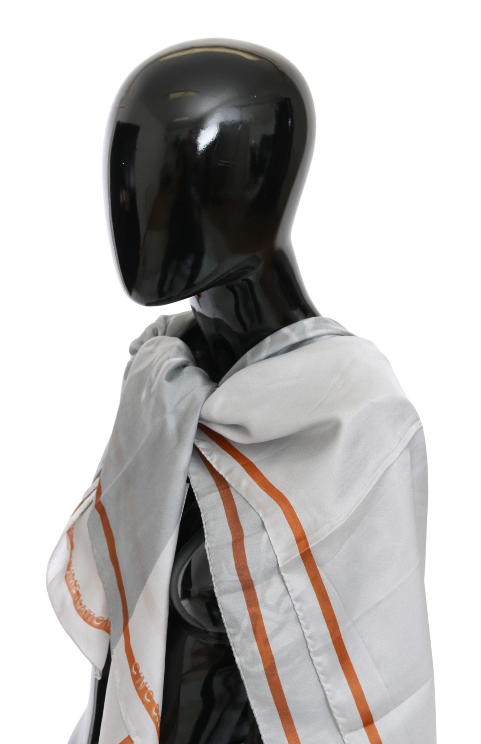 Elegant Silk Floral Scarf - ventzia