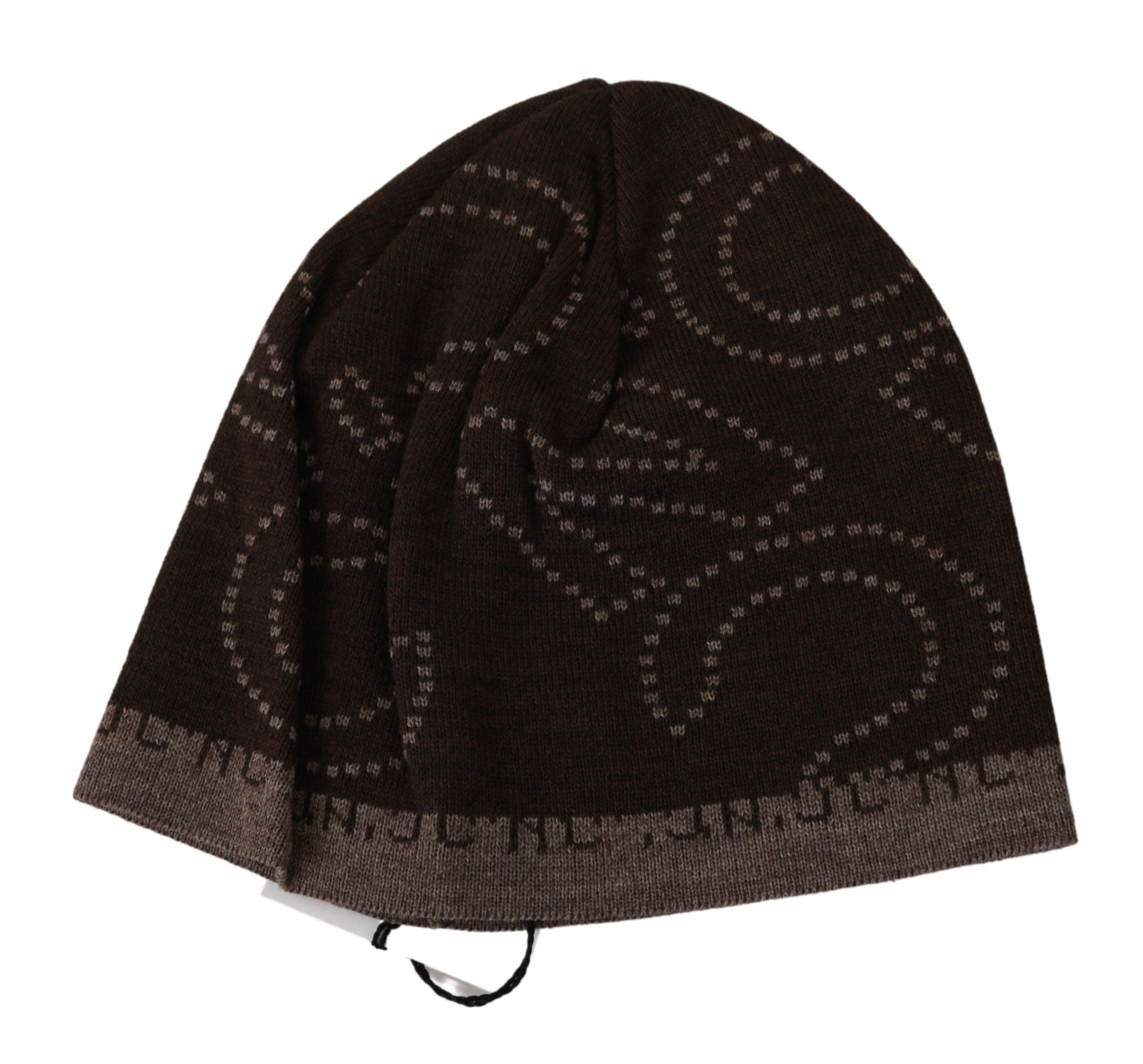 Chic Two-Tone Wool Blend Beanie - ventzia