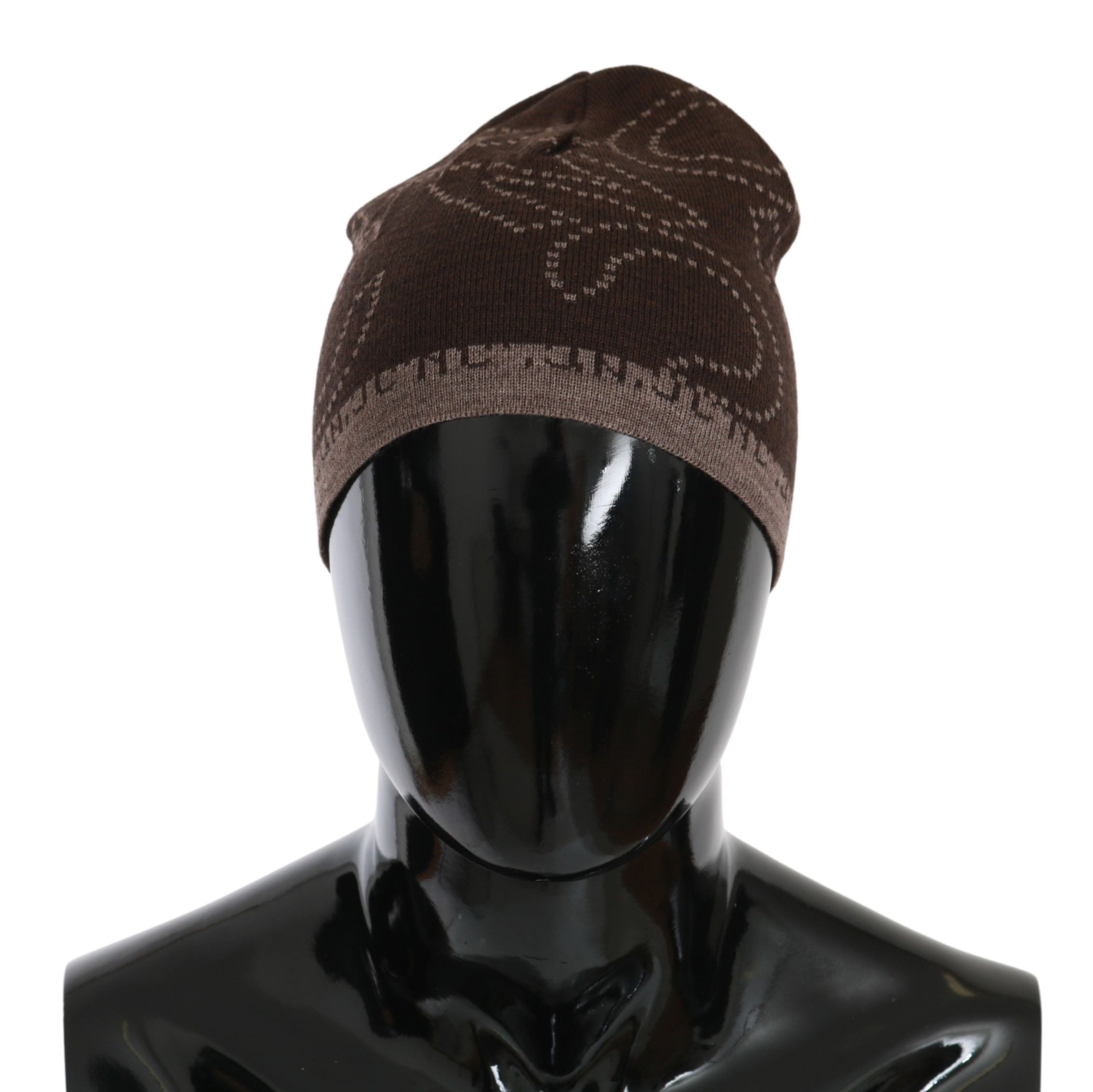 Chic Two-Tone Wool Blend Beanie - ventzia