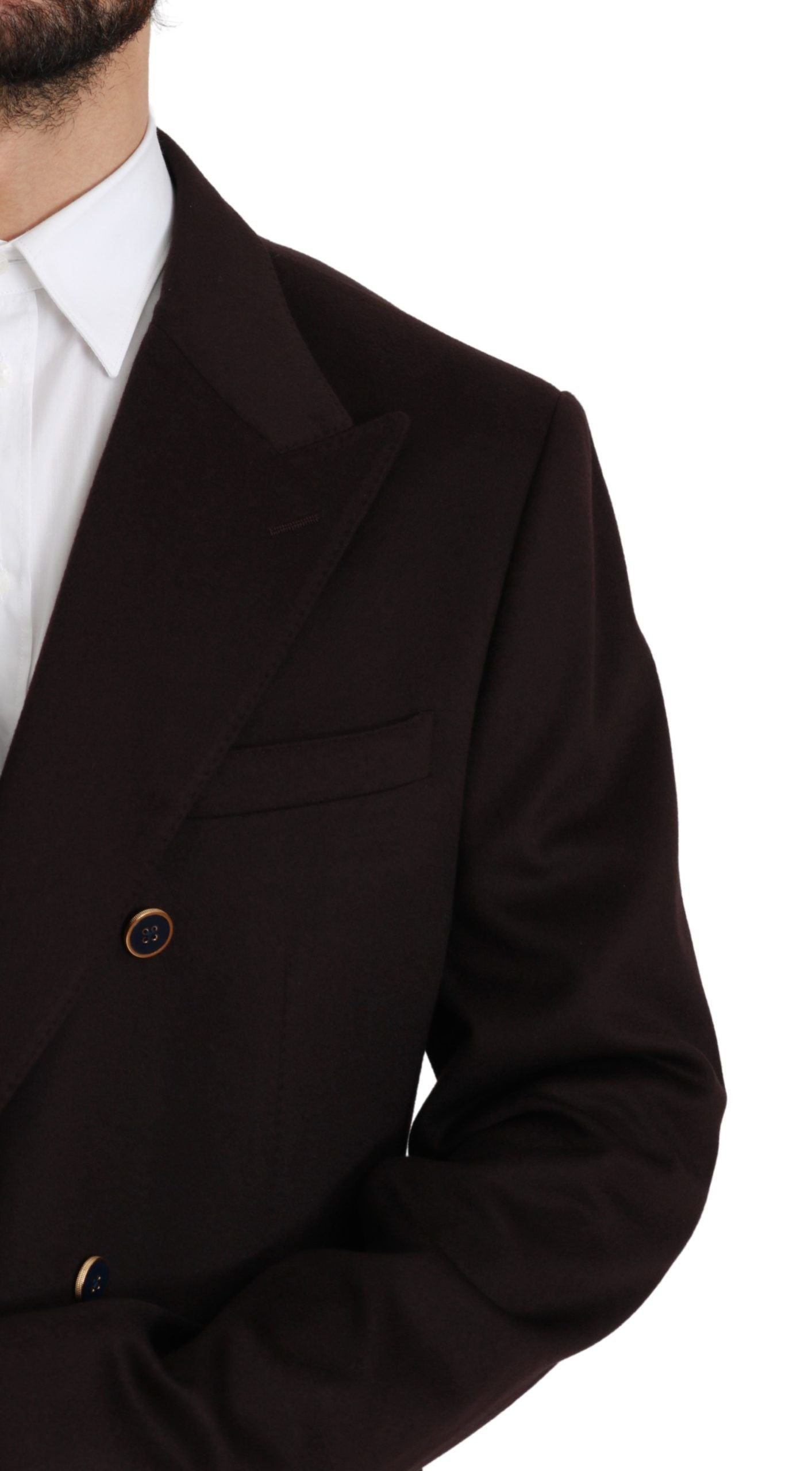 Elegant Bordeaux Taormina Cashmere Blazer - ventzia