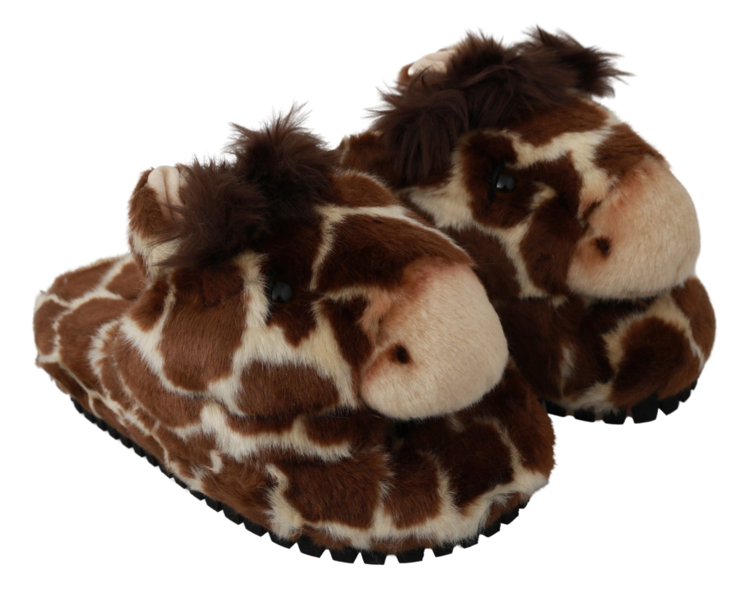Elegant Giraffe Pattern Slides for Sophisticated Comfort - ventzia