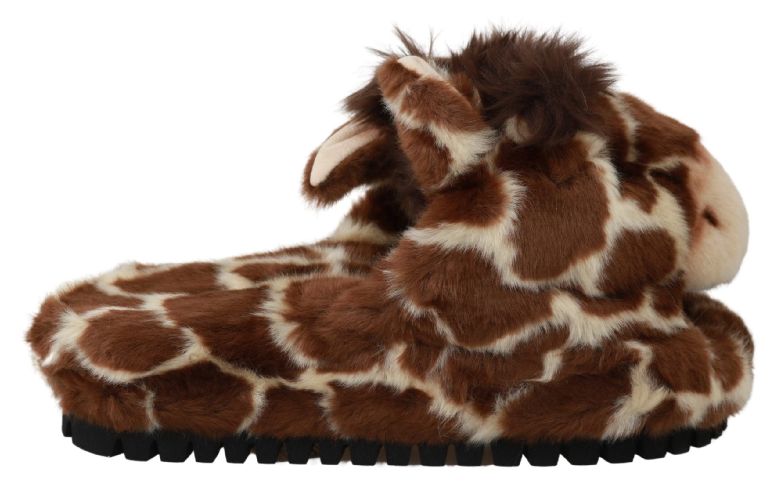 Elegant Giraffe Pattern Slides for Sophisticated Comfort - ventzia