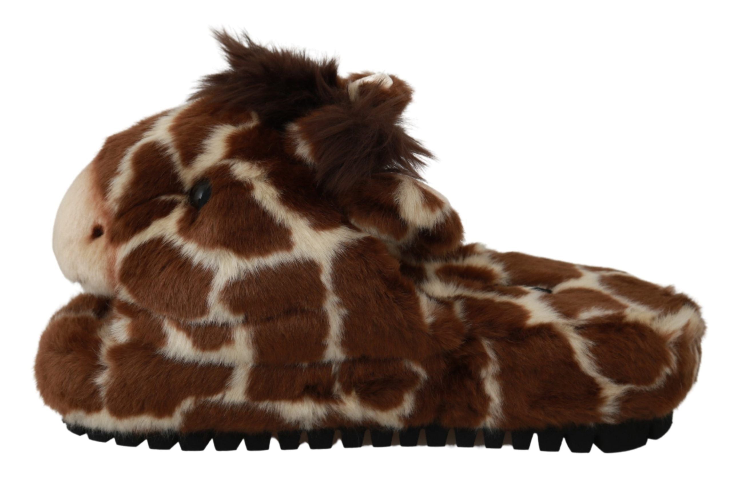 Elegant Giraffe Pattern Slides for Sophisticated Comfort - ventzia