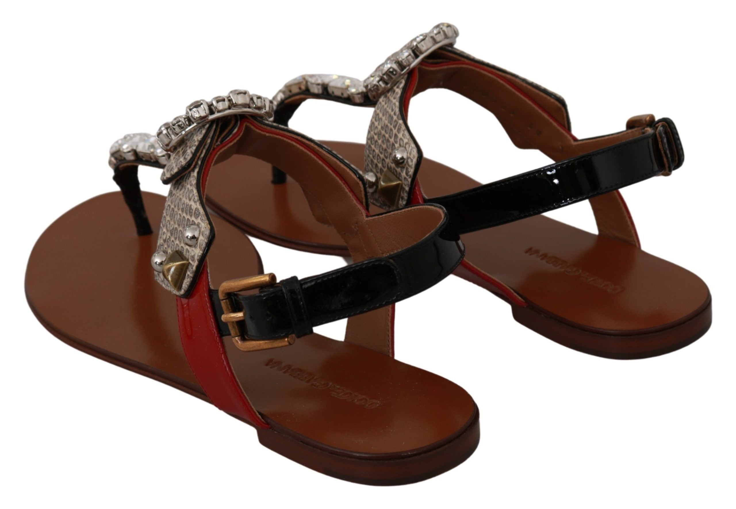 Elegant Strappy Sandals with Exotic Charm - ventzia