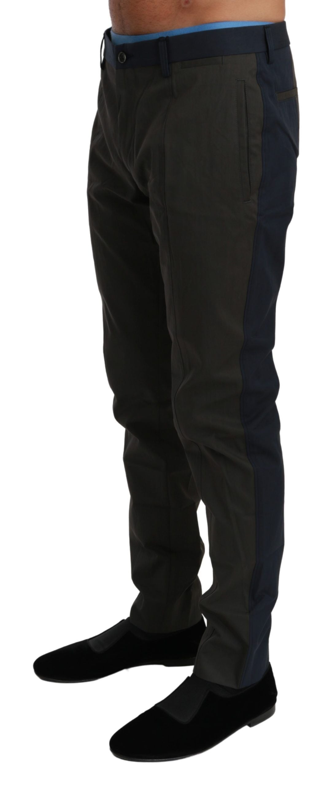 Elegant Slim Fit Striped Casual Pants - ventzia