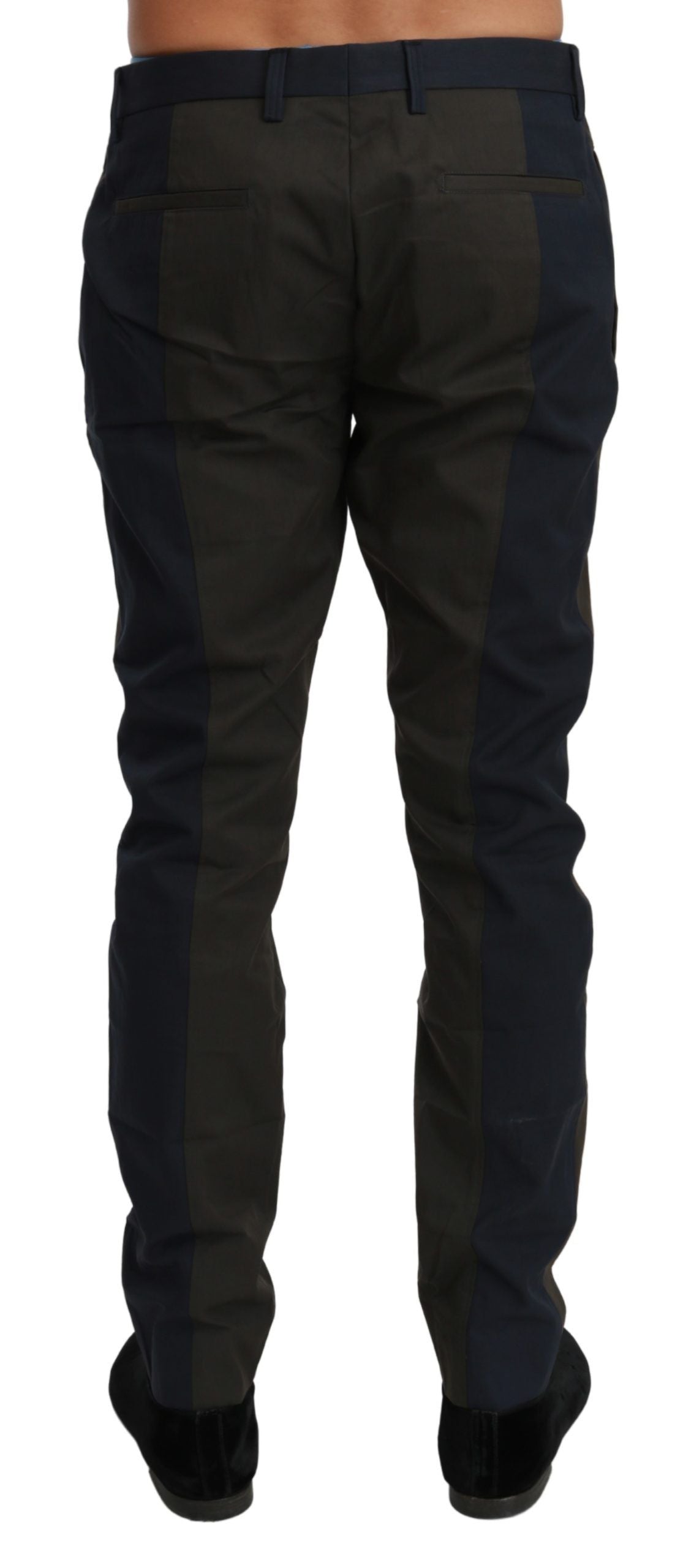 Elegant Slim Fit Striped Casual Pants - ventzia